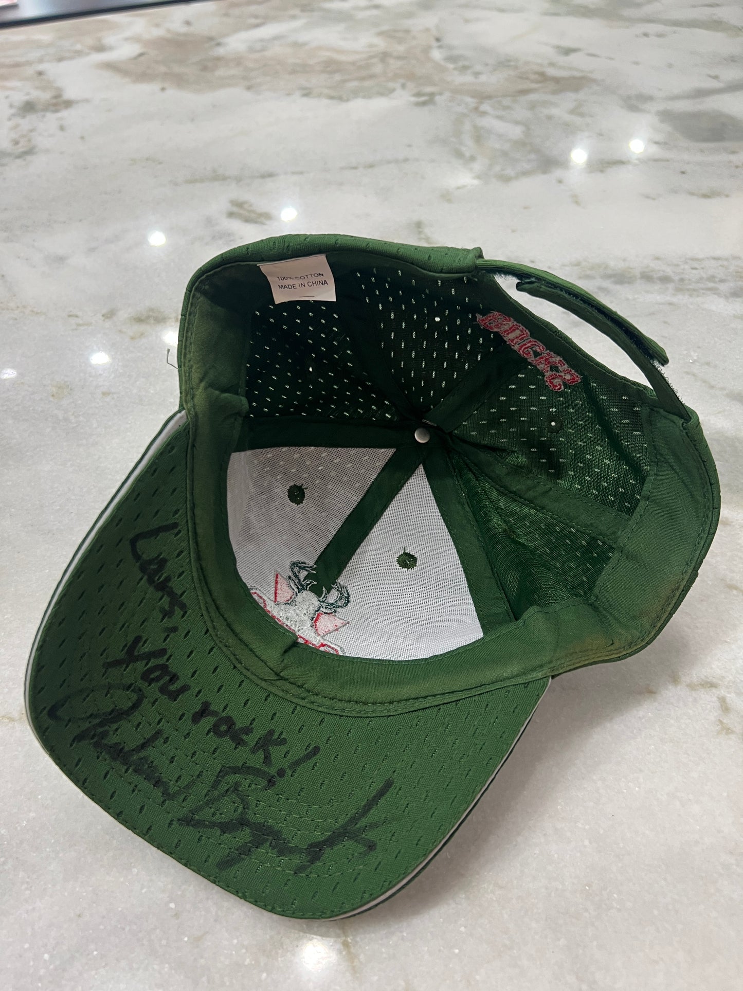 Milwaukee Bucks Hat (Signed)