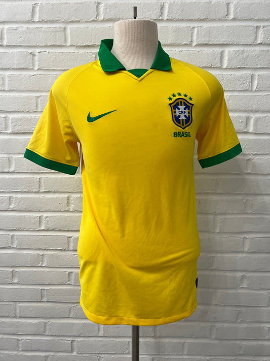 (Mens Small) Brazil Nike Soccer Jersey