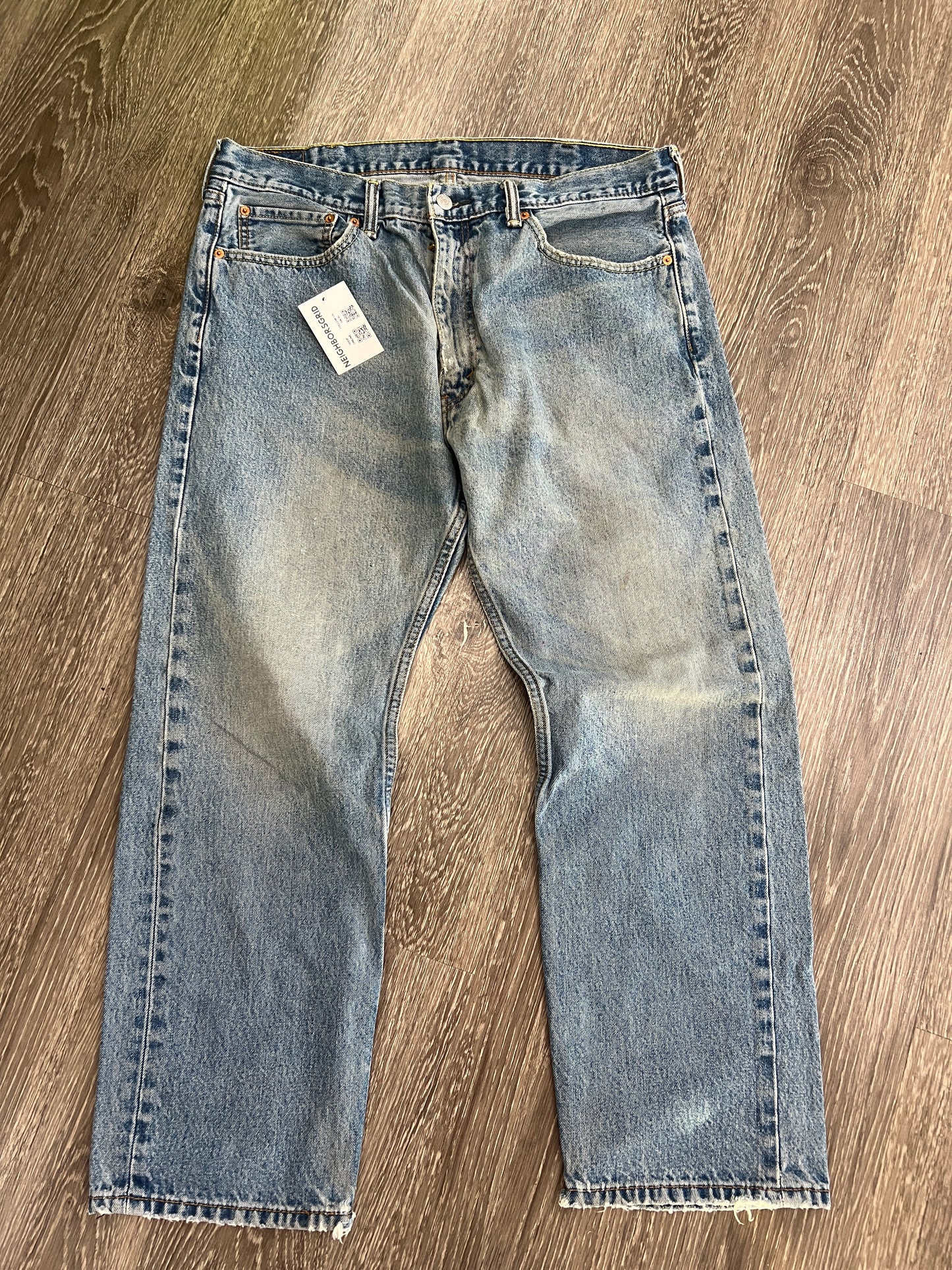 (Mens 38x29) Levis 505 Blue Denim Jeans