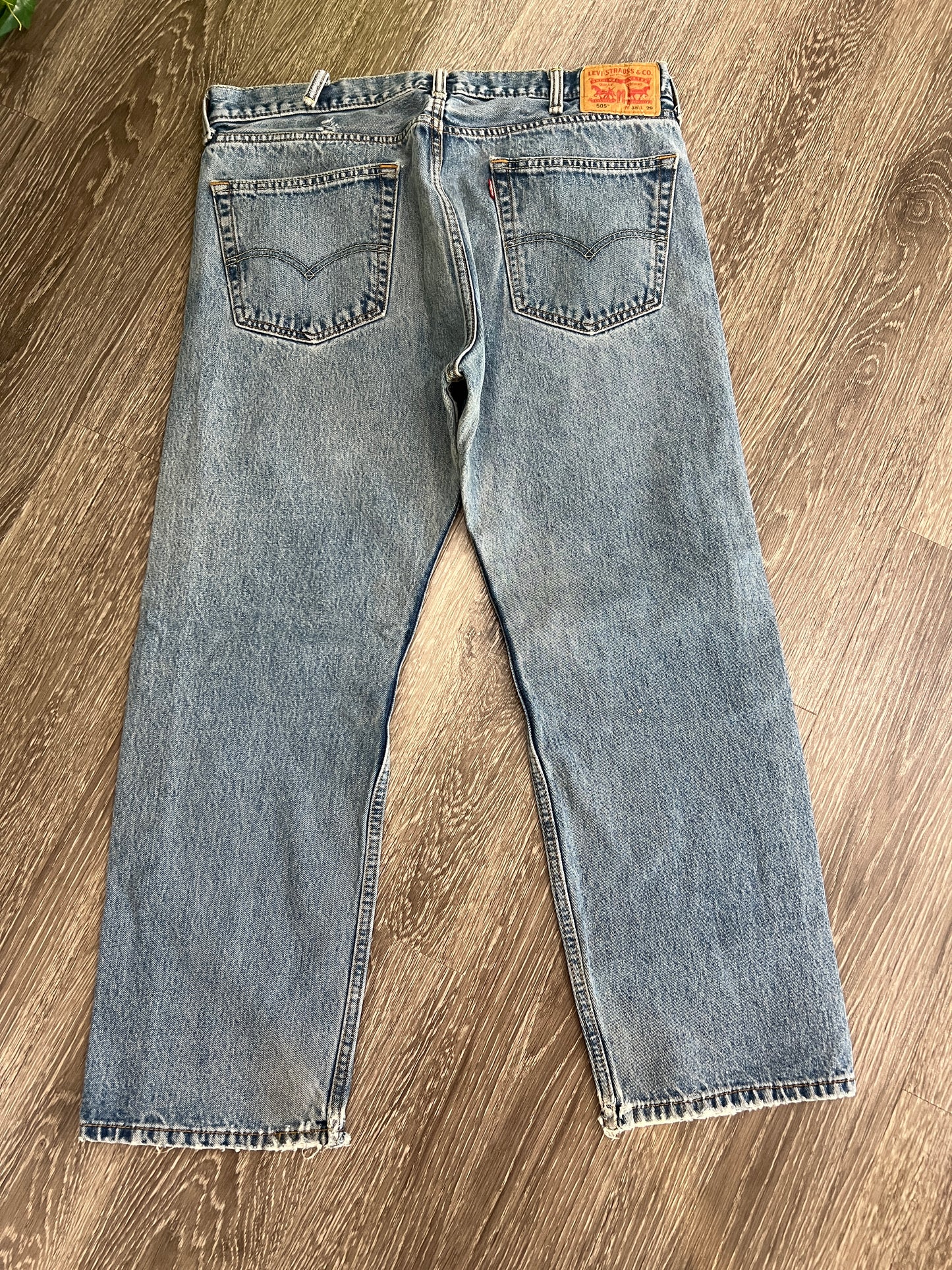 (Mens 38x29) Levis 505 Blue Denim Jeans