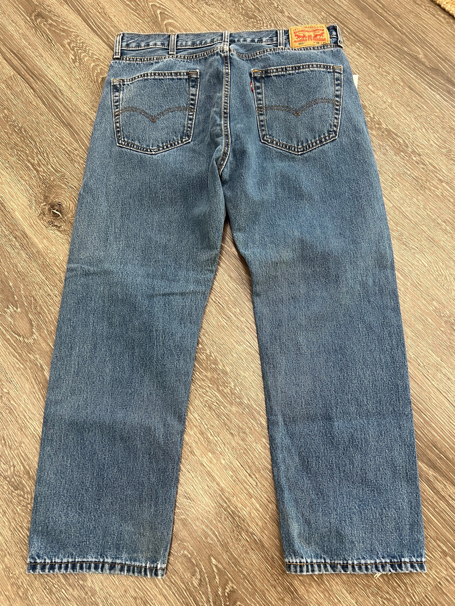 (Mens 38x29) Levis 505 Blue Denim Jeans