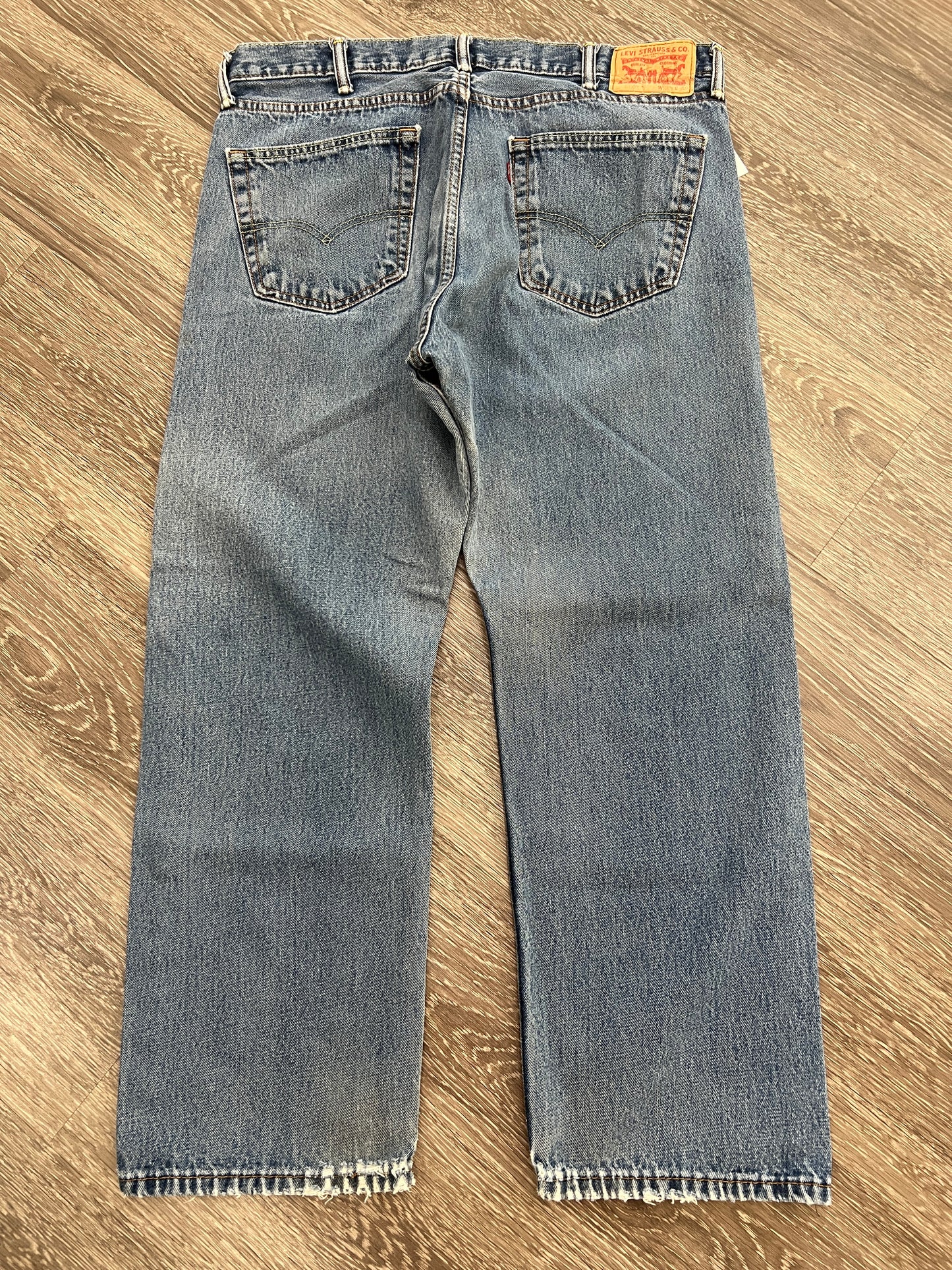 (Mens 38x29) Levis 505 Blue Denim Jeans