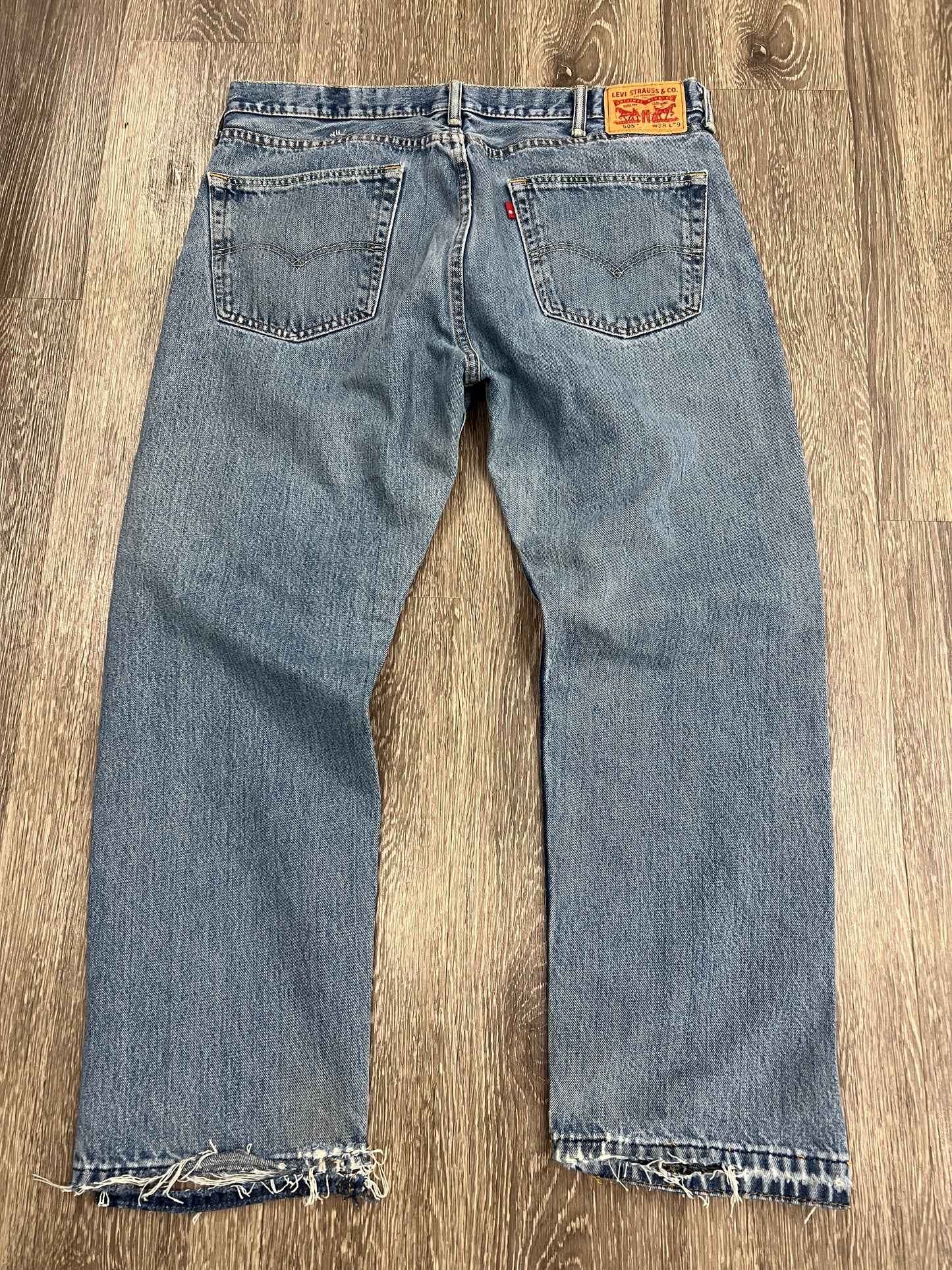 (Mens 38x29) Levis 505 Blue Denim Jeans