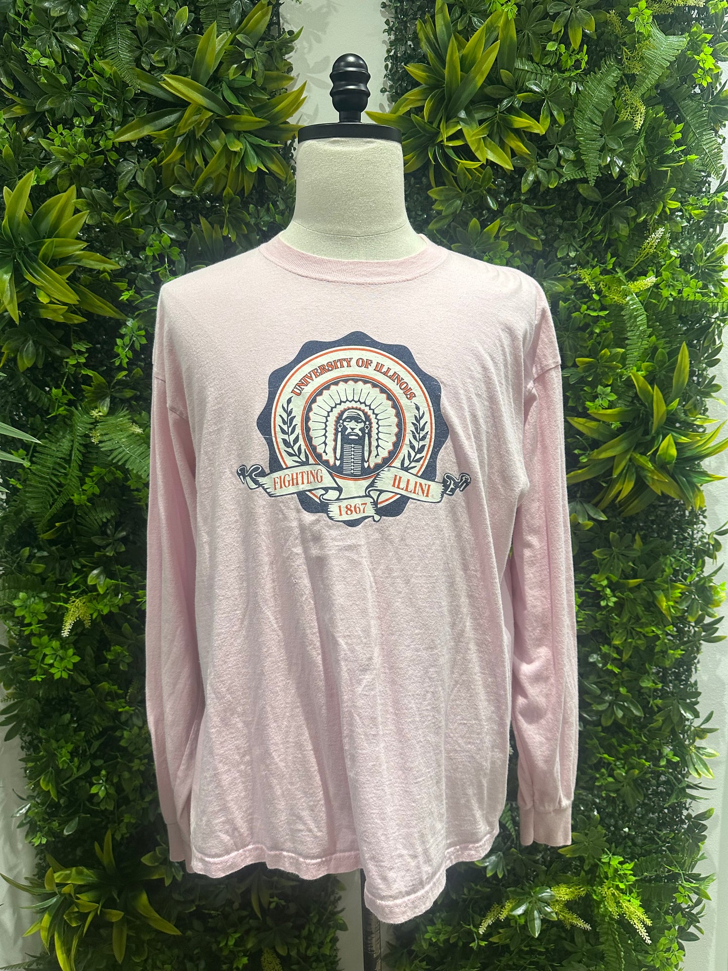 (Womans XL) Illinois Chief Long Sleeve Shirt 007