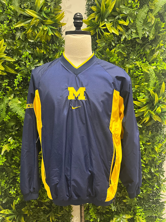 (Mens Small) Michigan Nike Center Swoosh Windbreaker Jacket