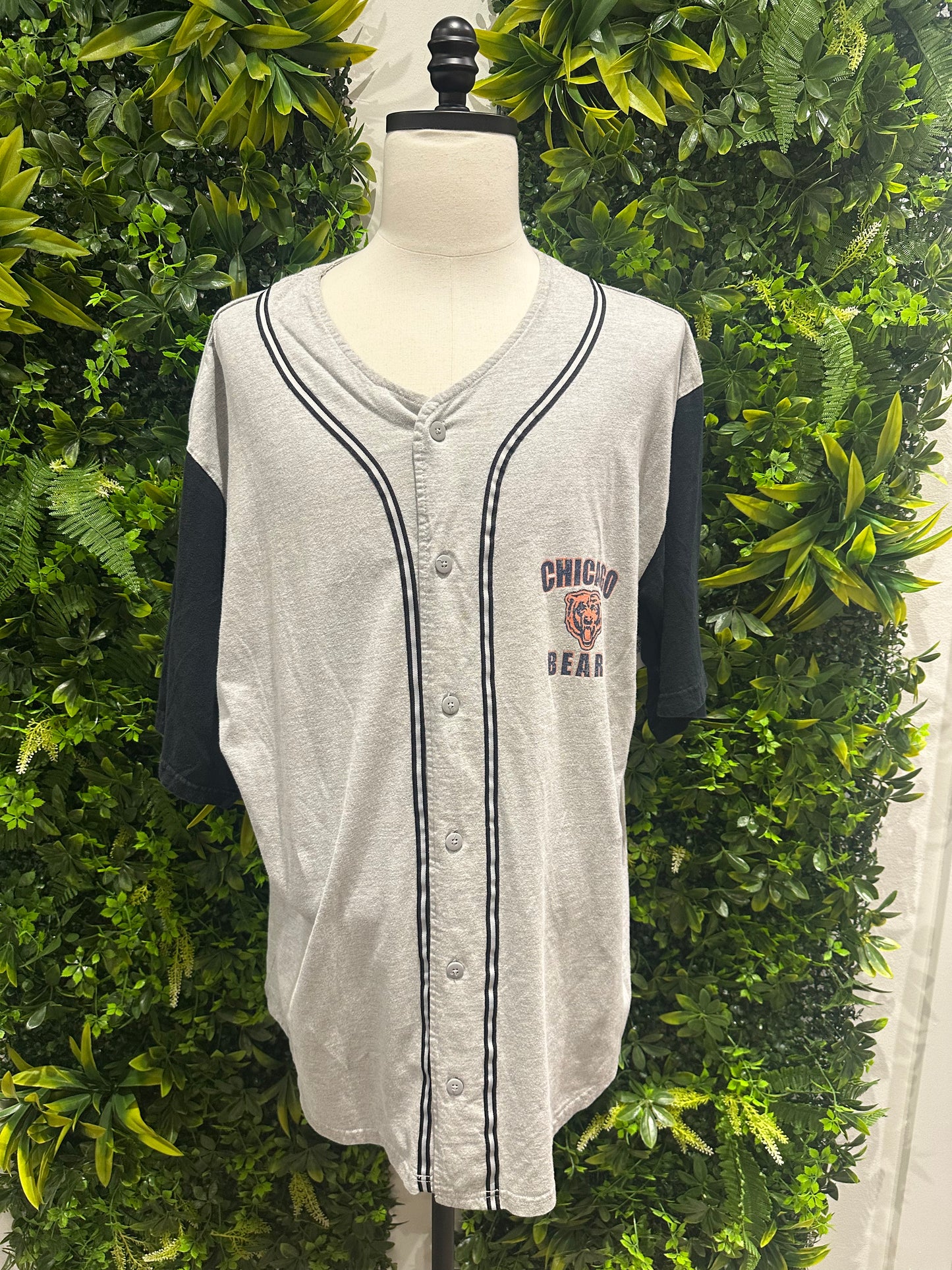 (Mens XL) 90s Chicago Bears Baseball Jersey
