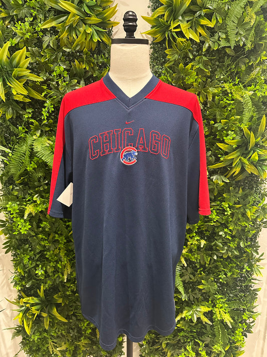 (Mens 2XL) Chicago Cubs Nike Center Swoosh Shirt