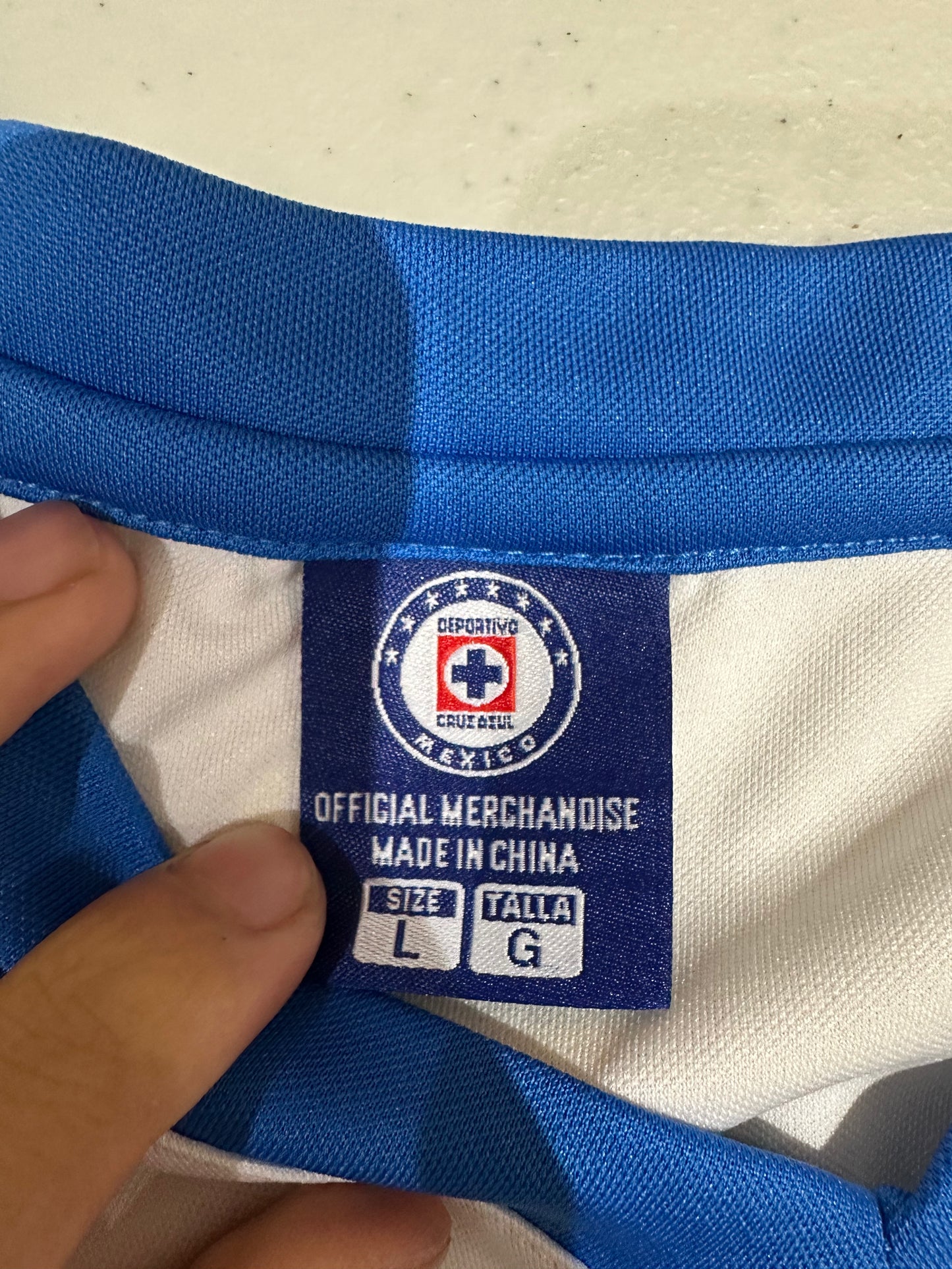 (Mens Large) Rhinox Cruz Azul Mexico Soccer Jersey