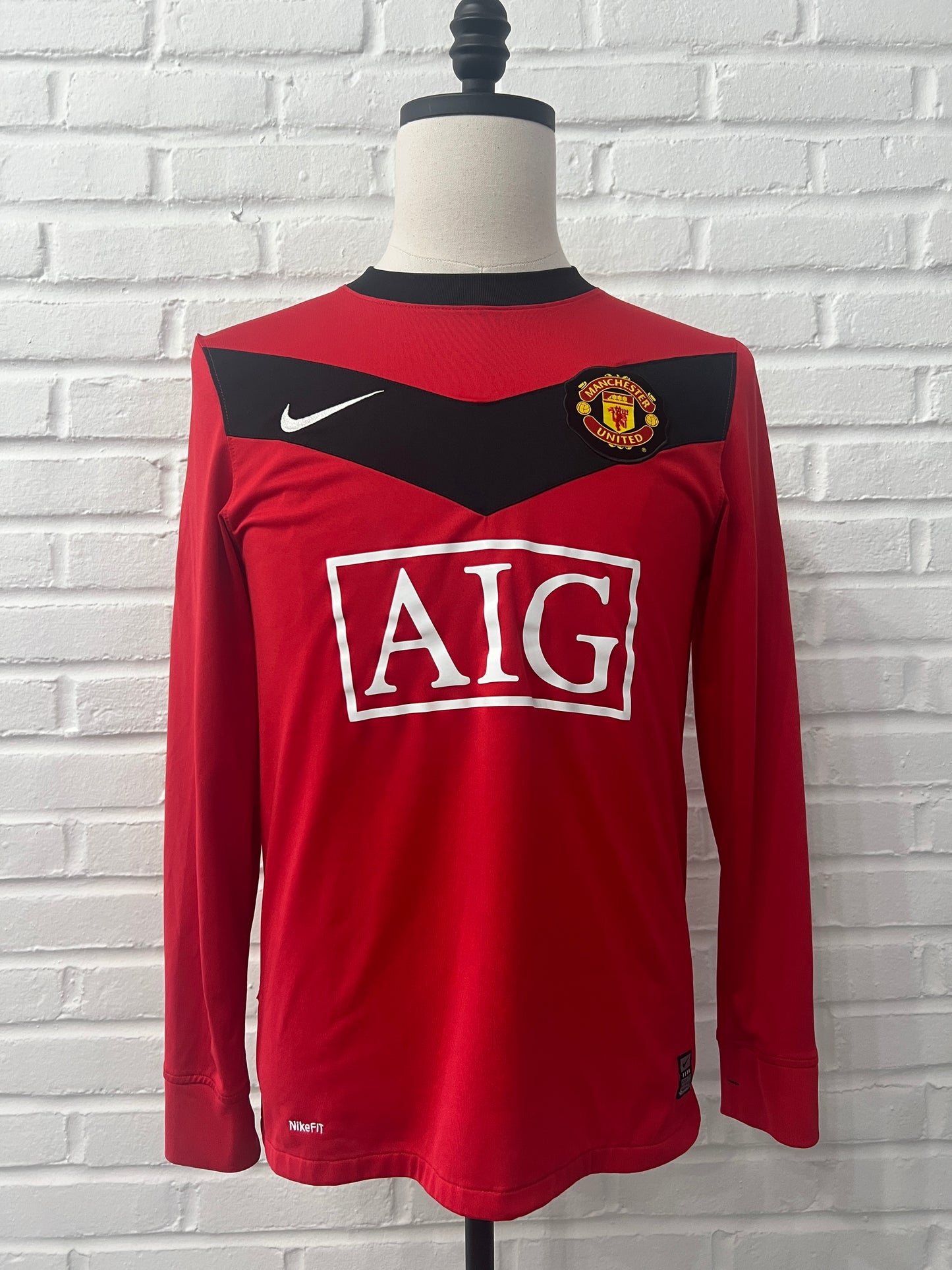 (Mens Small) Manchester United Long Sleeve Soccer Jersey