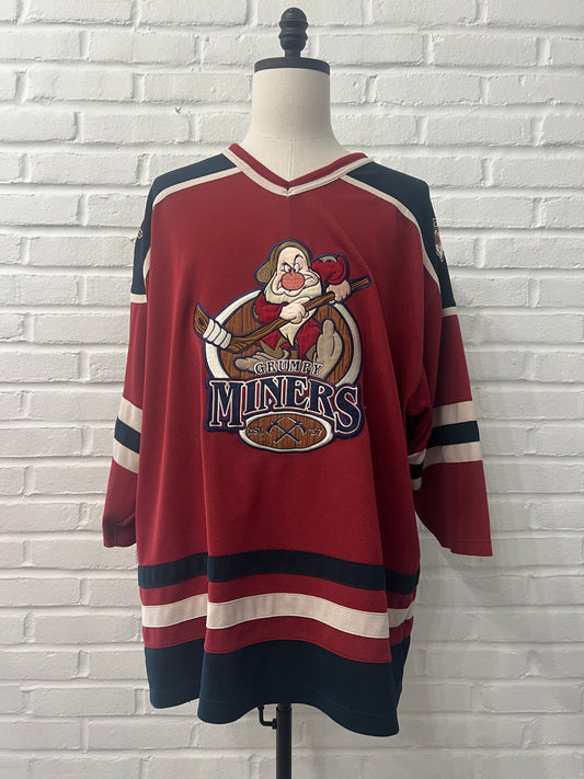 (Mens 2XL) Grumpy Disney Hockey Jersey