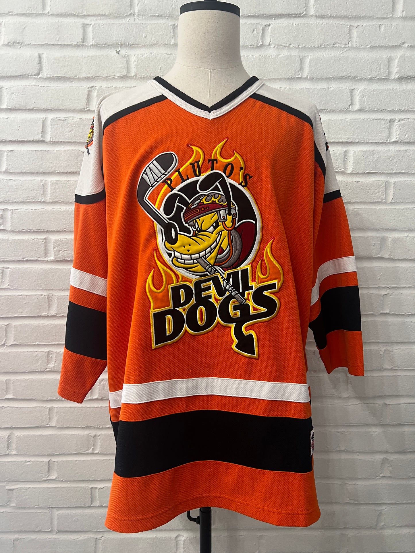 (Mens XL) Pluto Disney Hockey Jersey