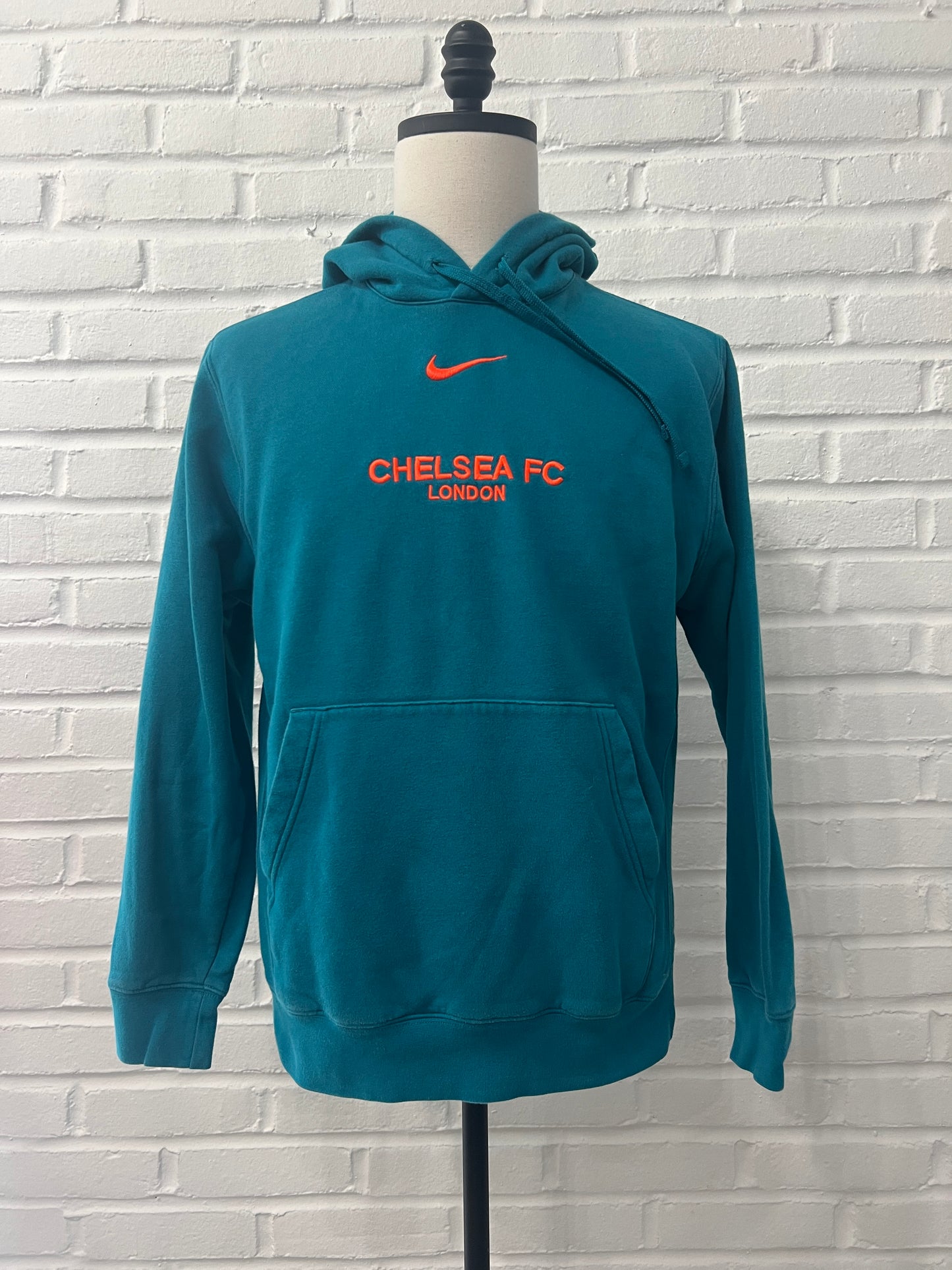 (Mens Small) Chelsea FC London Hoodie Nike Center Swoosh