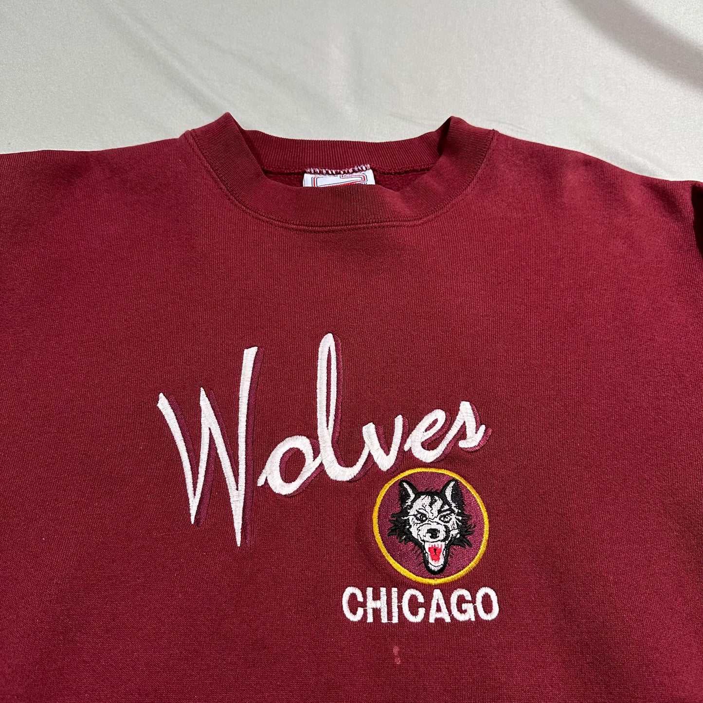 Chicago Wolves Hockey Sweater Mens Large