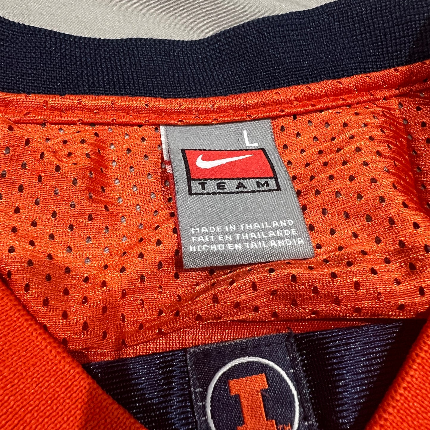 (Kids Large) University of Illinois Football Jersey Nike