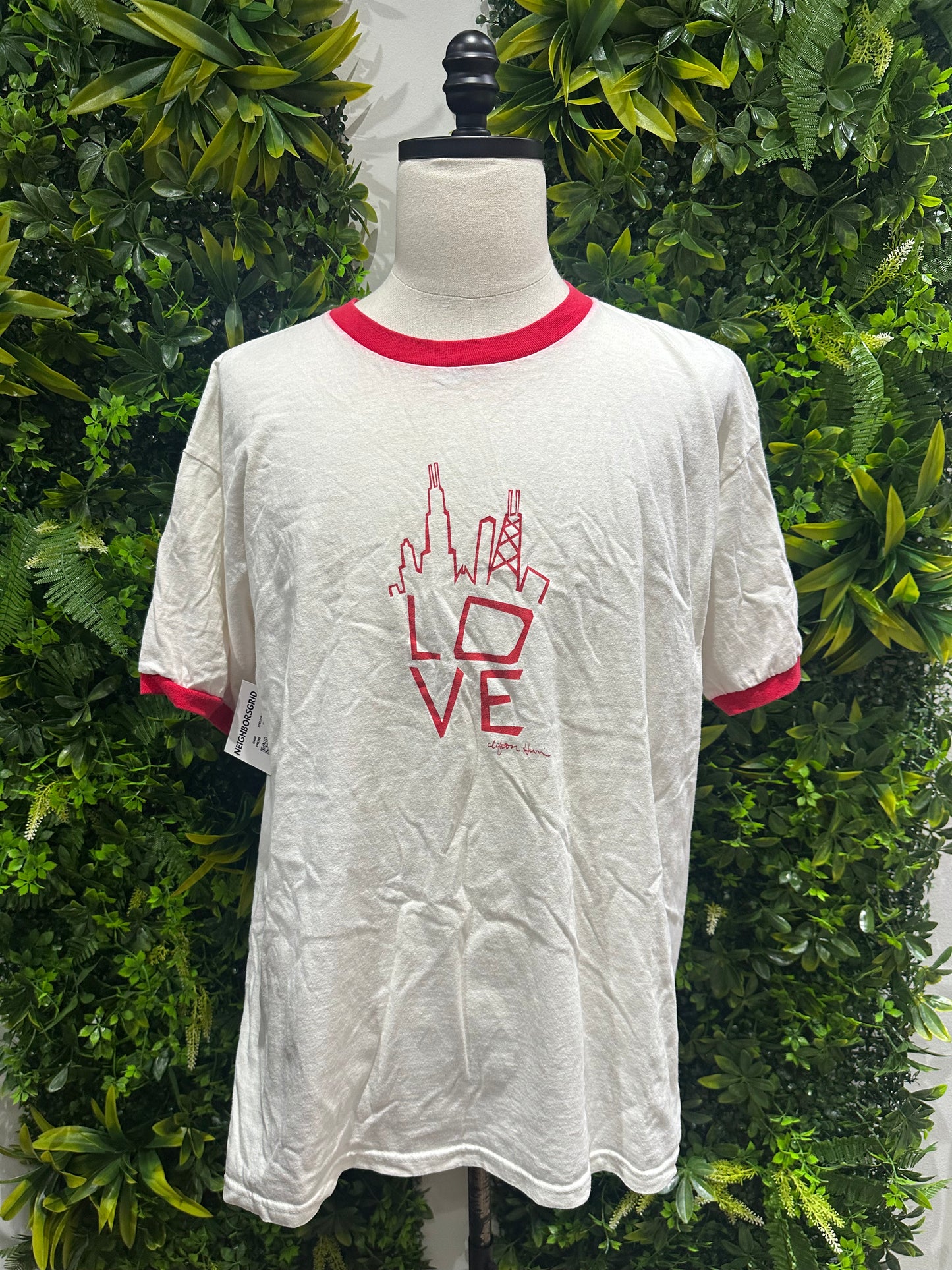 (Mens XL) 90s Love Chicago Shirt 007