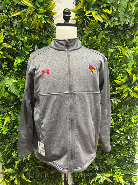 (Mens Large) Illinois State University Track Jacket 007