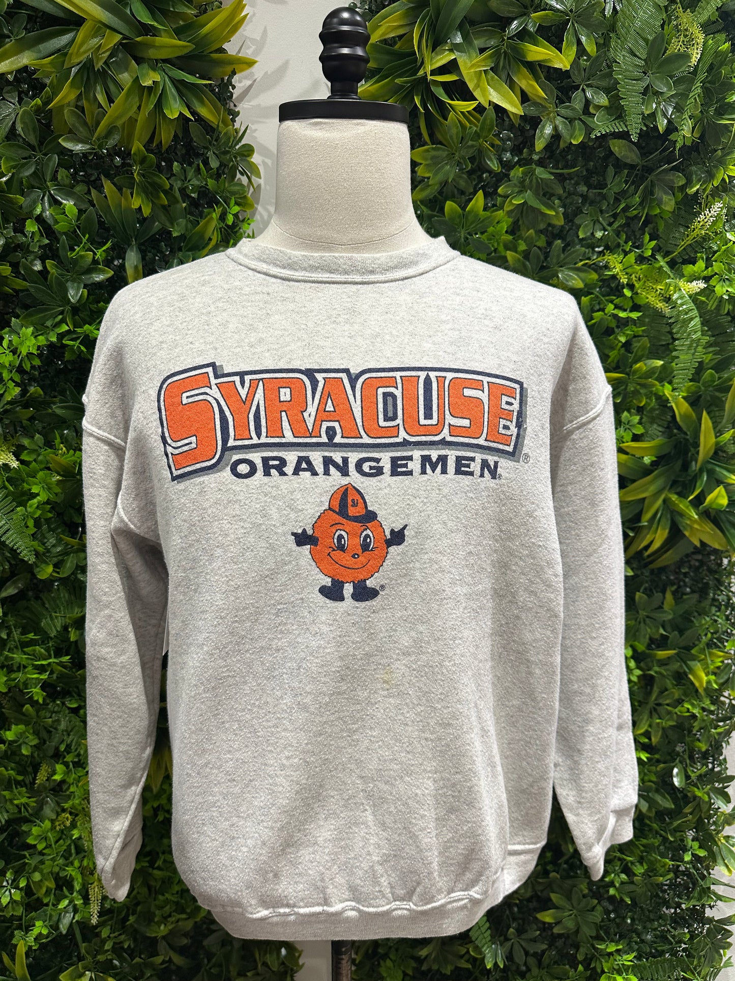 (Mens Large) 90s Syracuse College 'Orange Men' Sweater 007