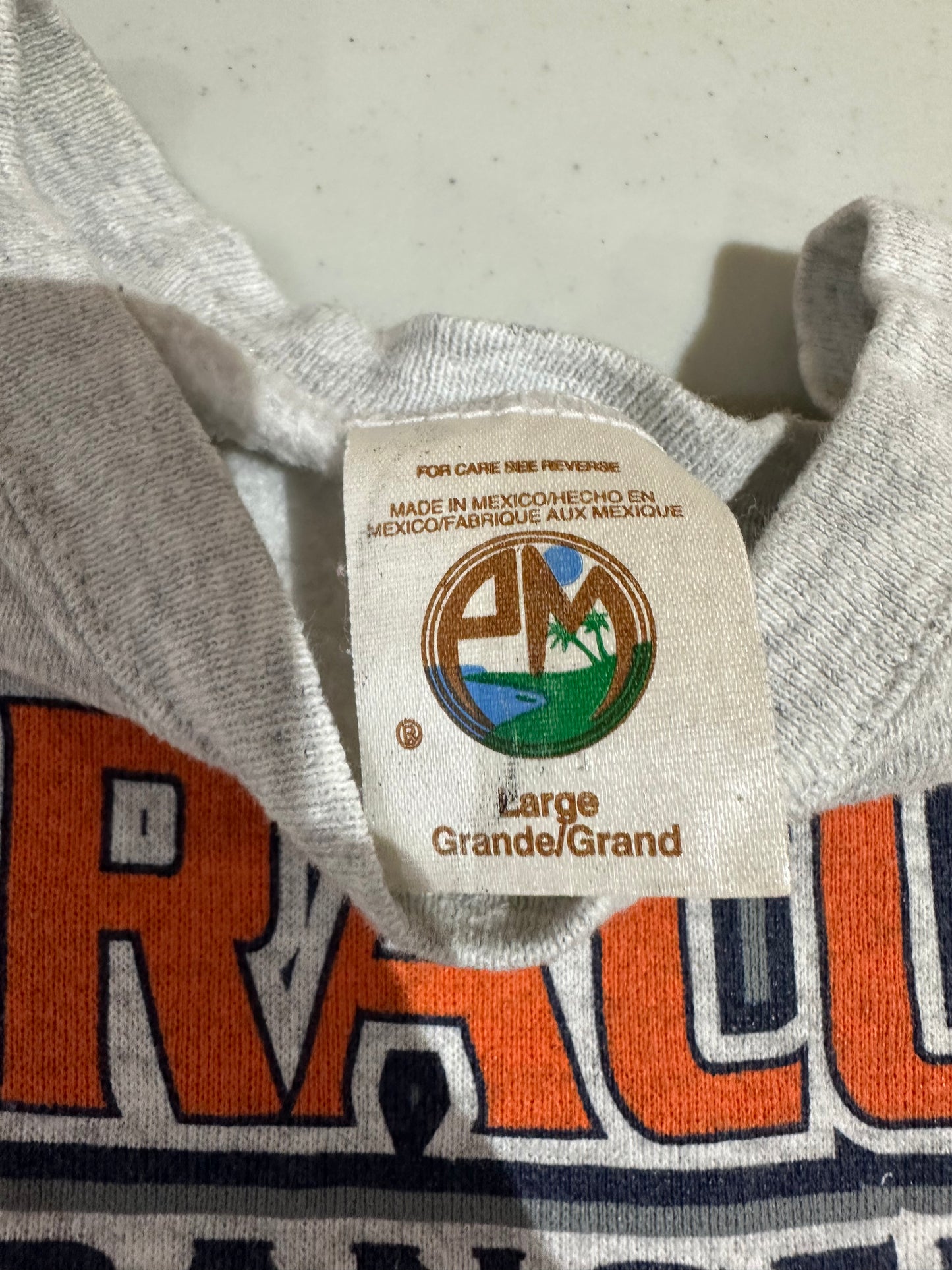 (Mens Large) 90s Syracuse College 'Orange Men' Sweater 007
