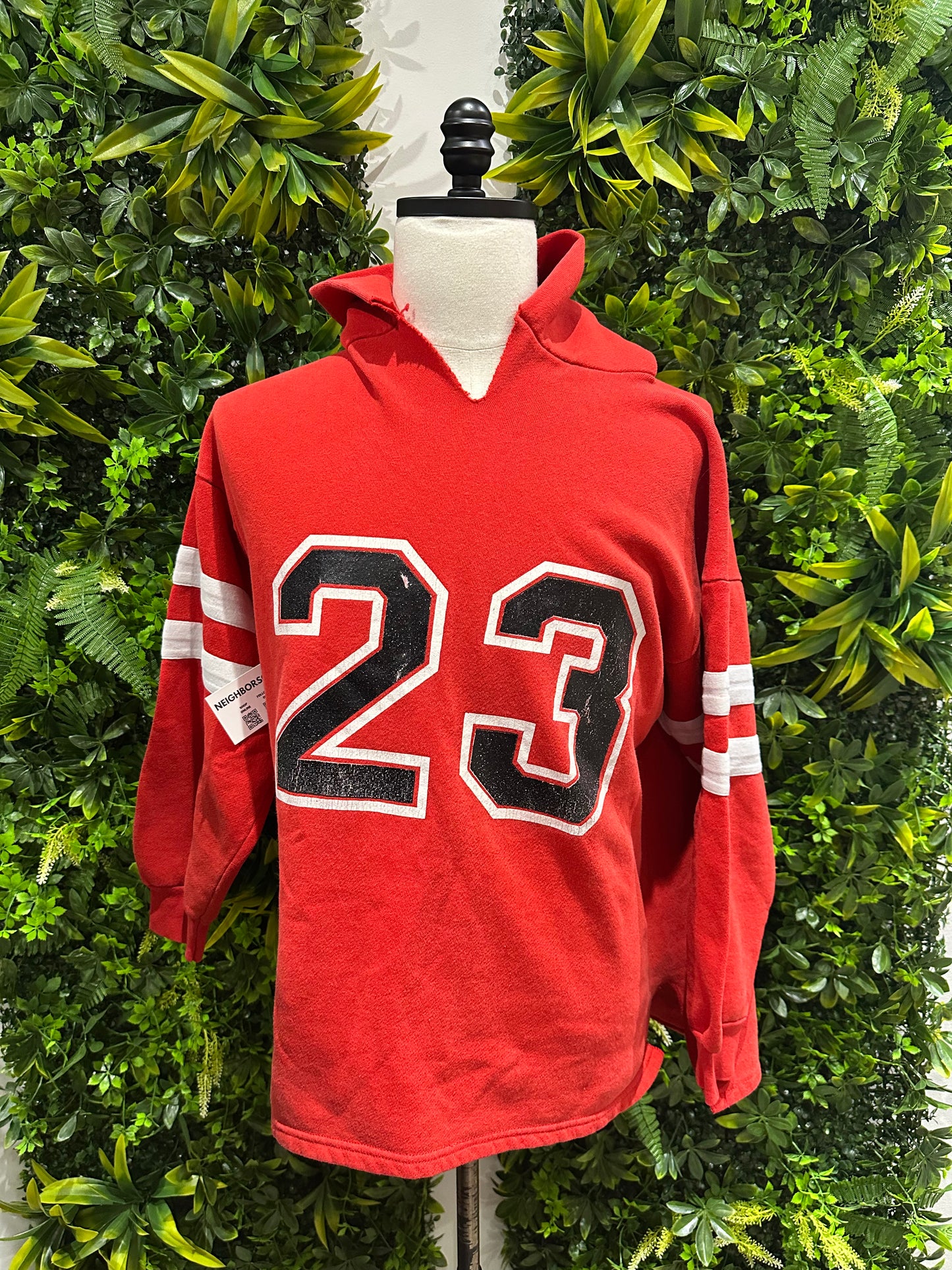 (Mens Large) 90s Chicago Bulls Pull-Over Hoodie 007