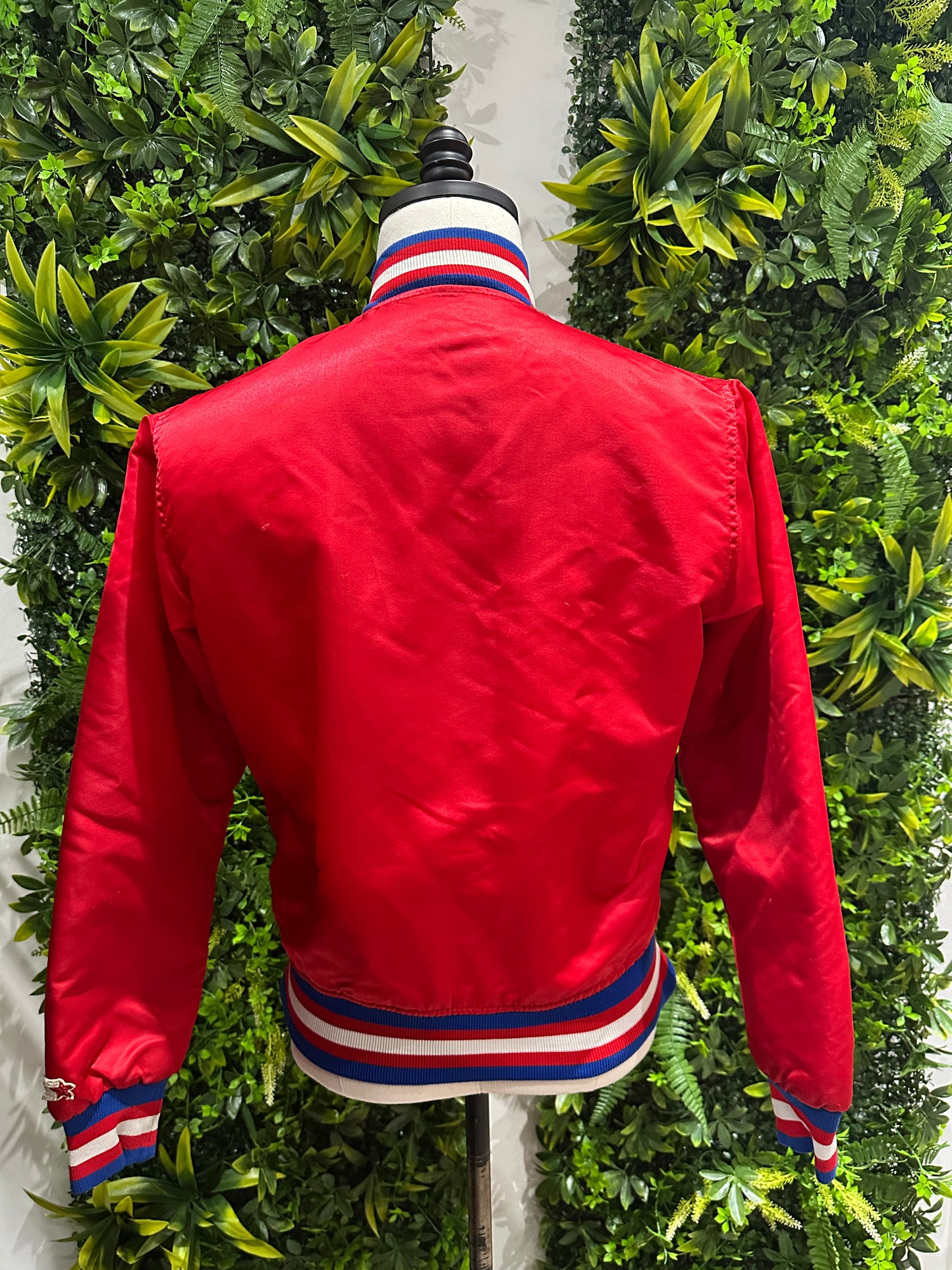 (Mens Small) 80s Starter Philadelphia Sixers Bomber Jacket 007