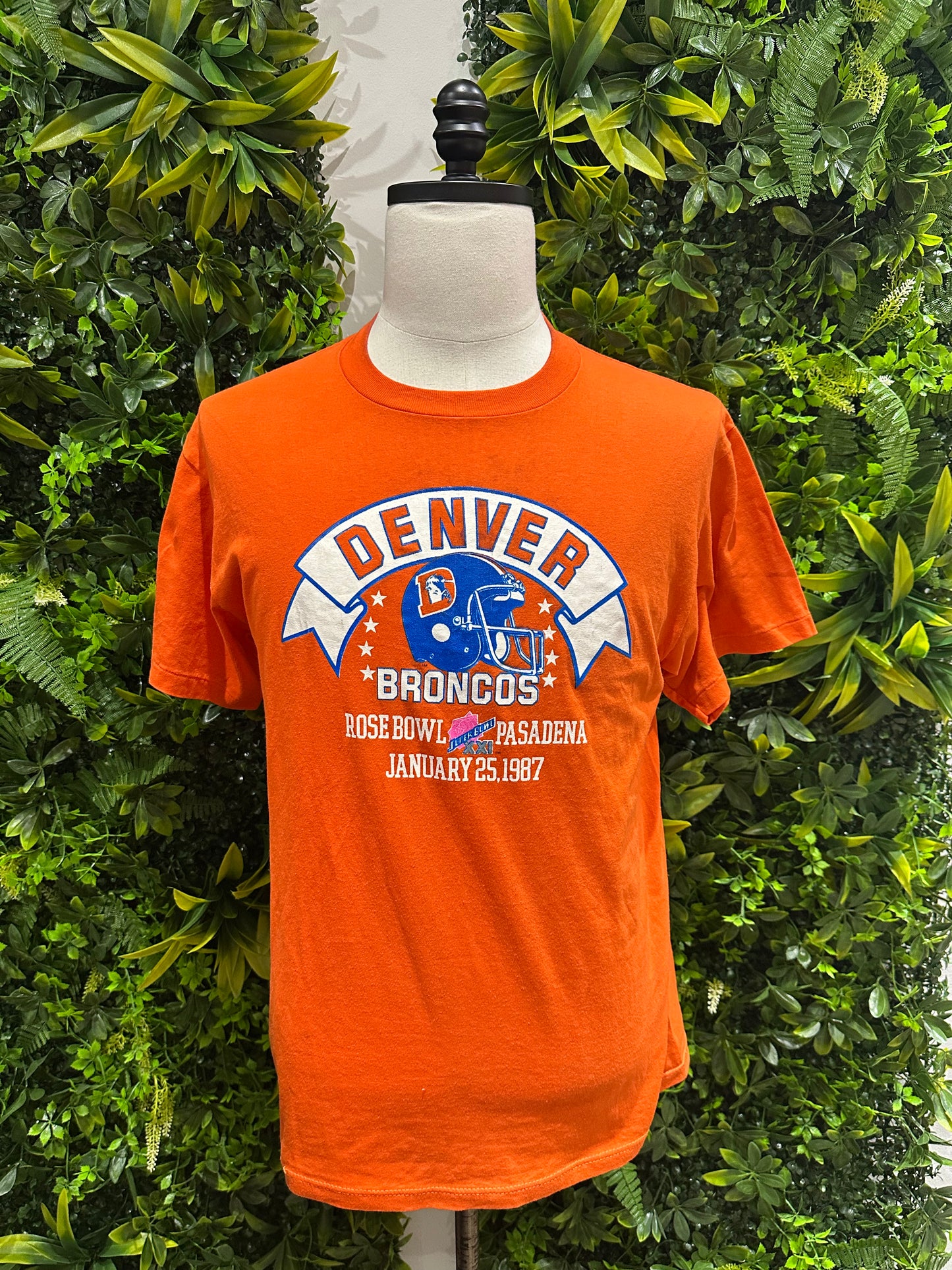 (Mens Large) 1987 NFL Denver Broncos Shirt 007