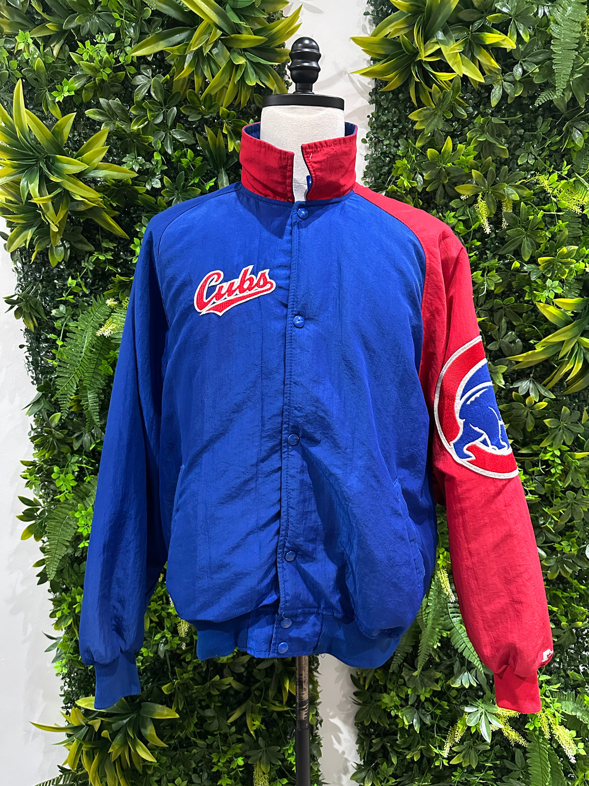 (Mens Large) 90s Starter Chicago Cubs Jacket