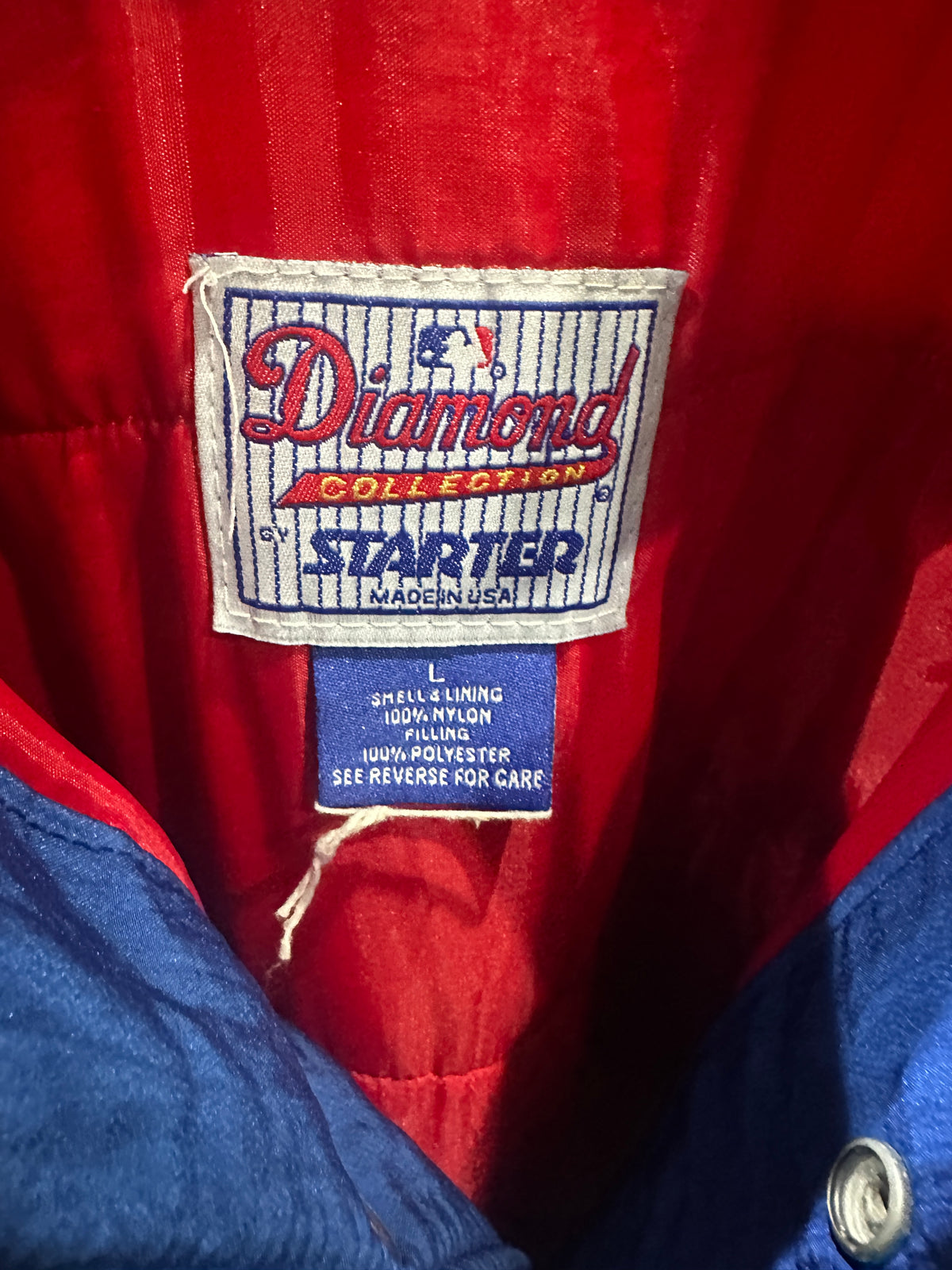 (Mens Large) 90s Starter Chicago Cubs Jacket