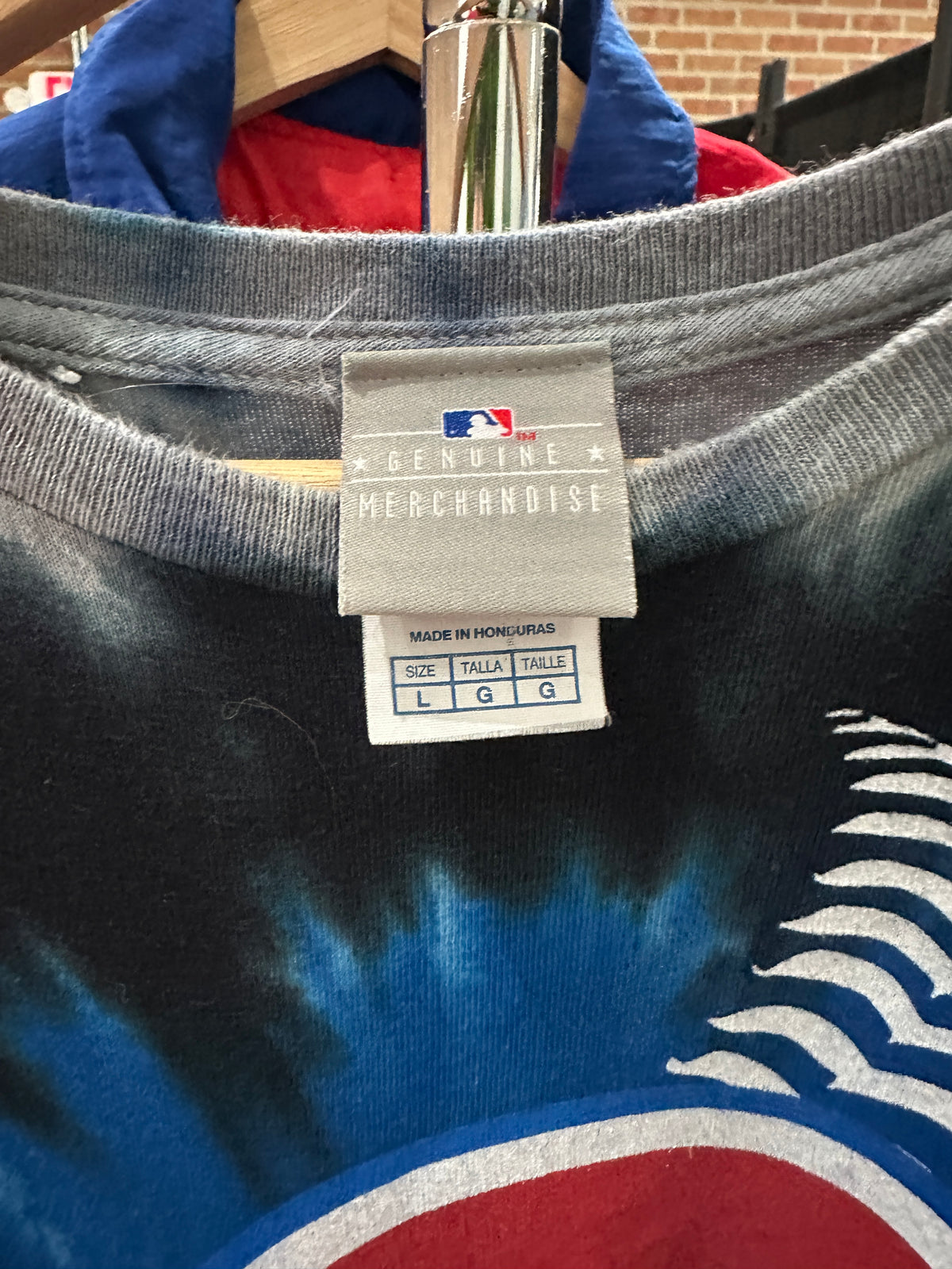 (Mens Large) MLB Chicago Cubs Tye-Dye Shirt 007