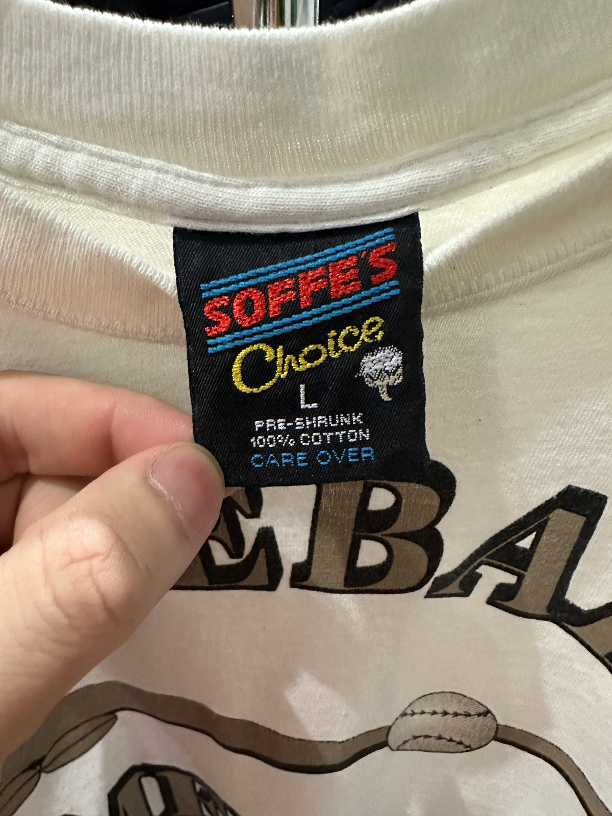 (Mens Large) 90s 'Baseball America's Past Time' Shirt 007
