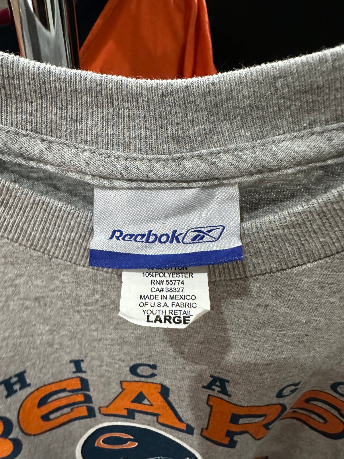 (Kids Large) NFL Chicago Bears Spell-Out Shirt 007