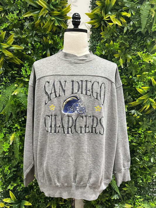 (Mens 2X) 90s San Diego Chargers Pull-Over Sweater 007
