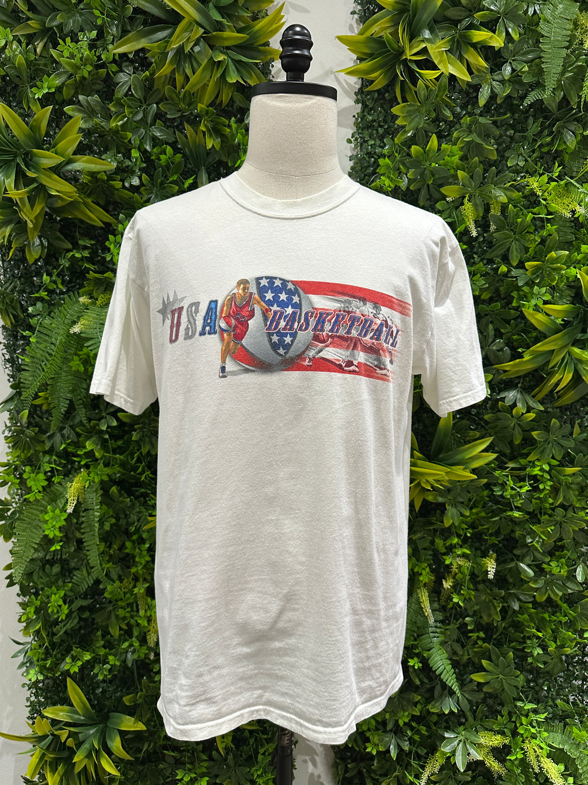 (Mens Large) 90s USA Basketball Shirt 007