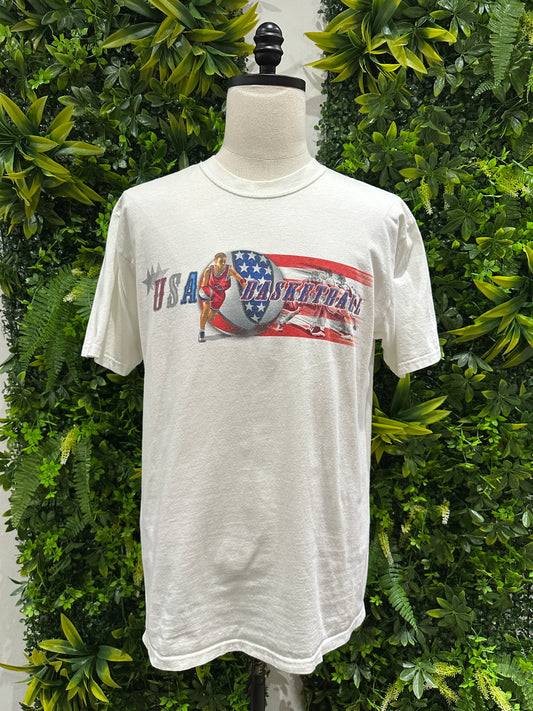 (Mens Large) 90s USA Basketball Shirt 007