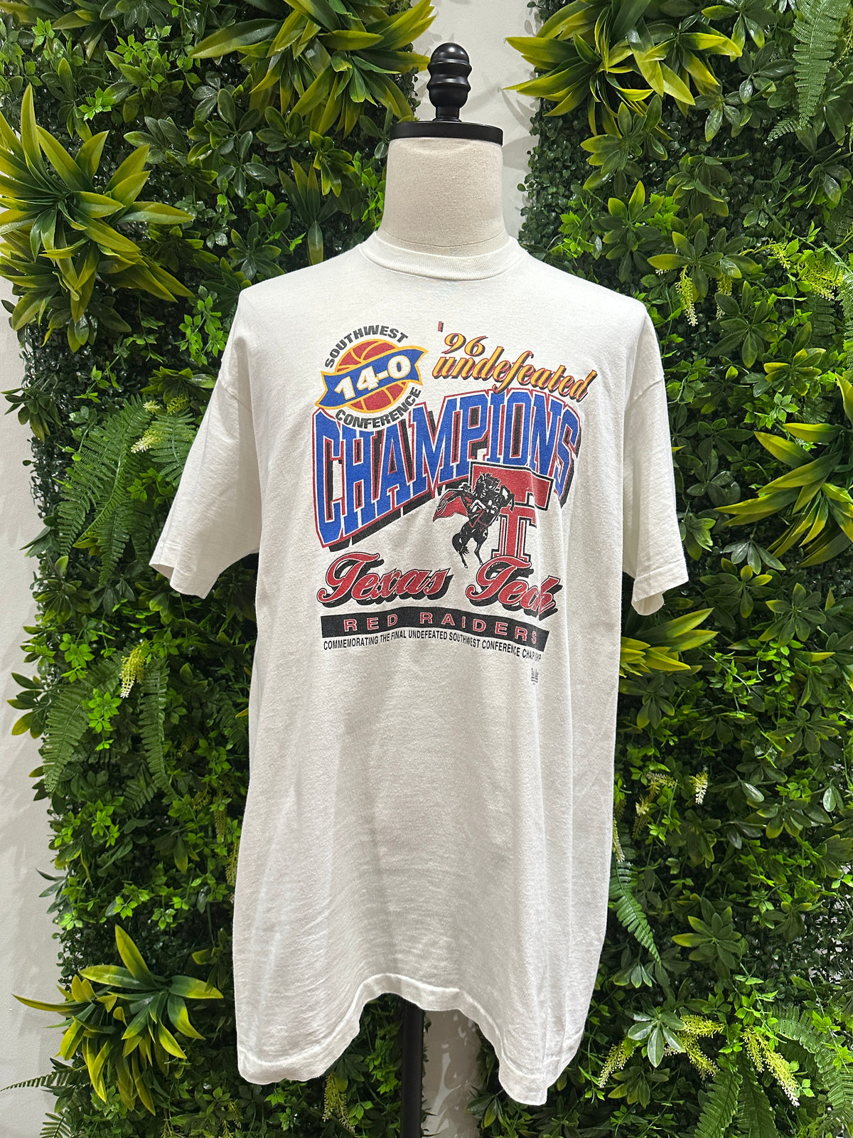 (Mens 2X) 1996 Texas Tech Red Raiders Champs Shirt 007