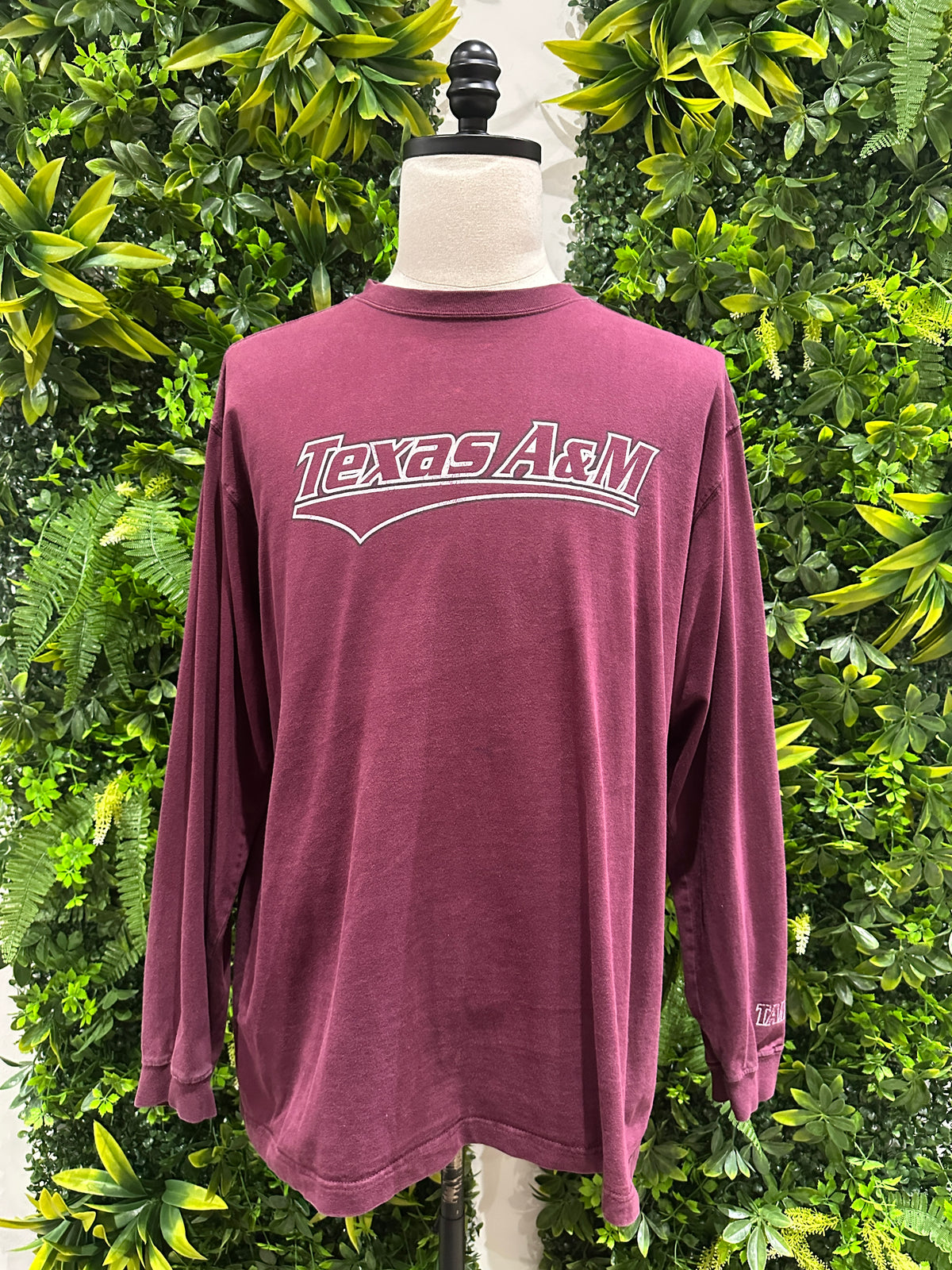 (Mens Large) 90s Texas A&M Long-Sleeve Shirt 007