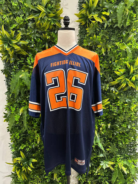 (Mens XL) 90s University Of Illinois Football Jersey 007