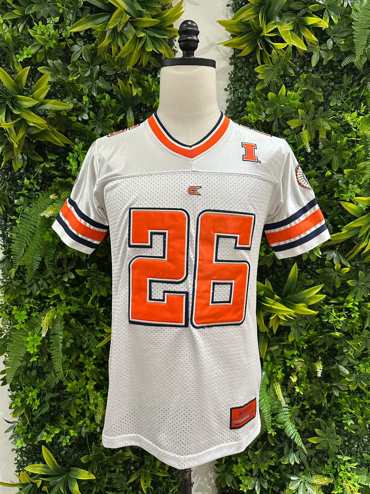 (Kids Medium) 90s University of Illinois Football Jersey 007