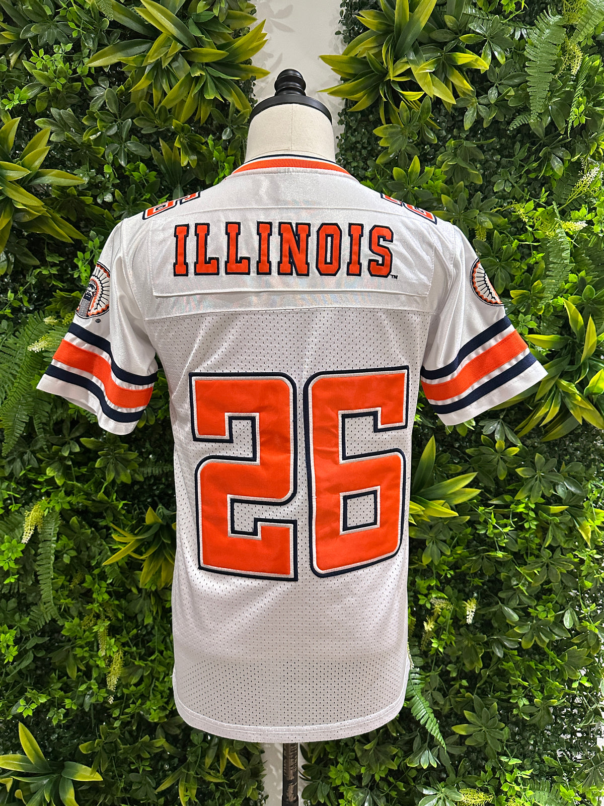 (Kids Medium) 90s University of Illinois Football Jersey 007