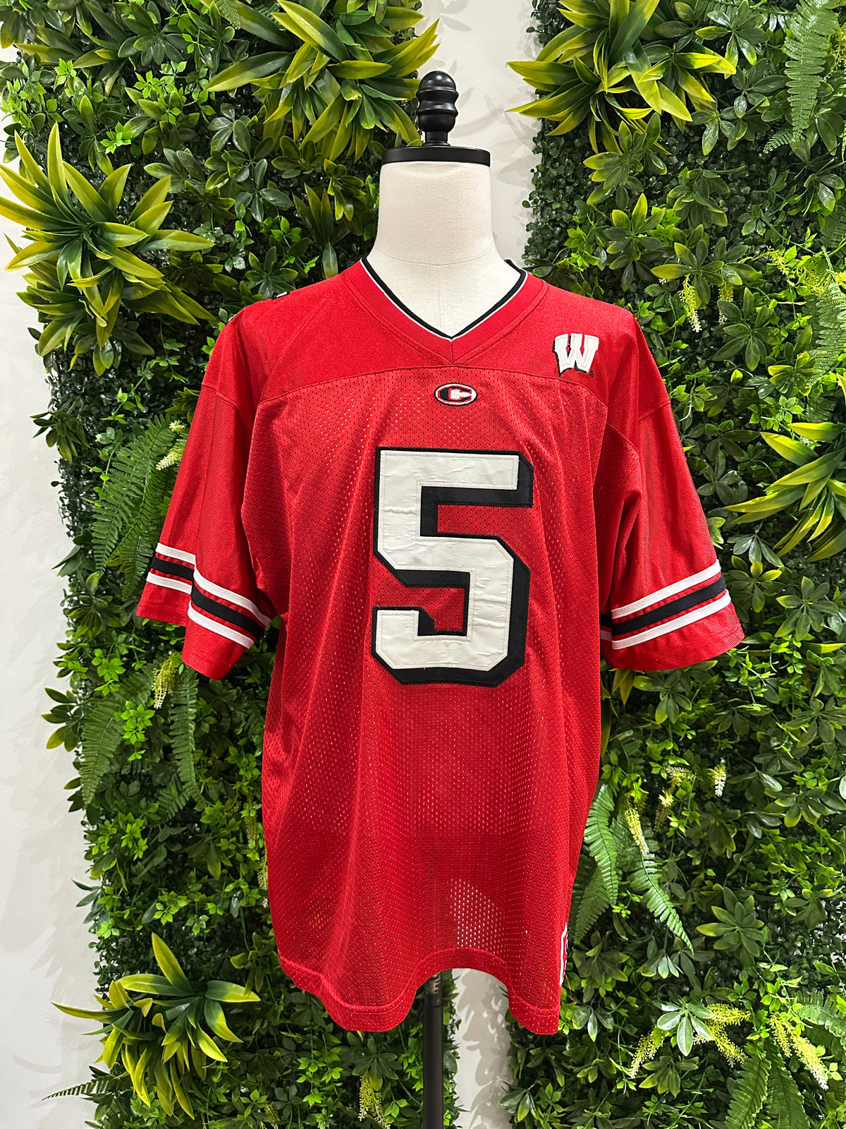 (Mens Large) 90s University of Wisconsin Football Jersey 007