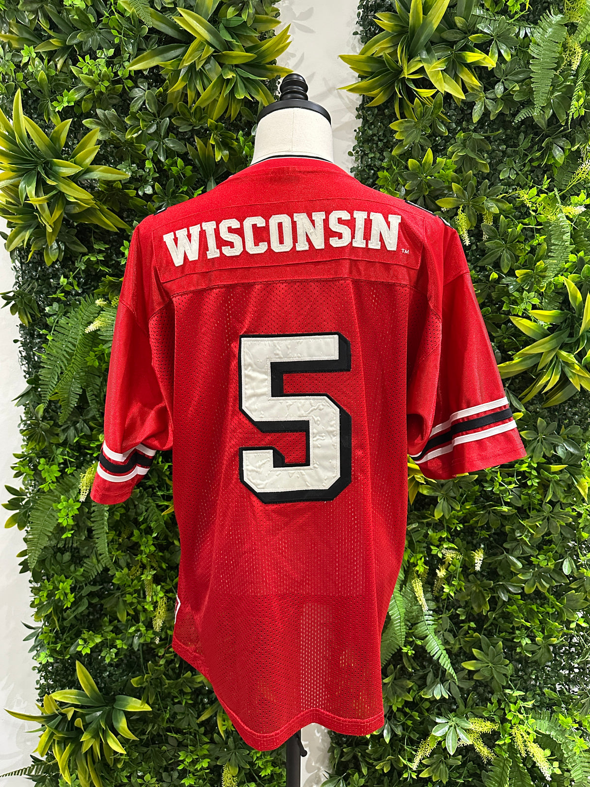 (Mens Large) 90s University of Wisconsin Football Jersey 007