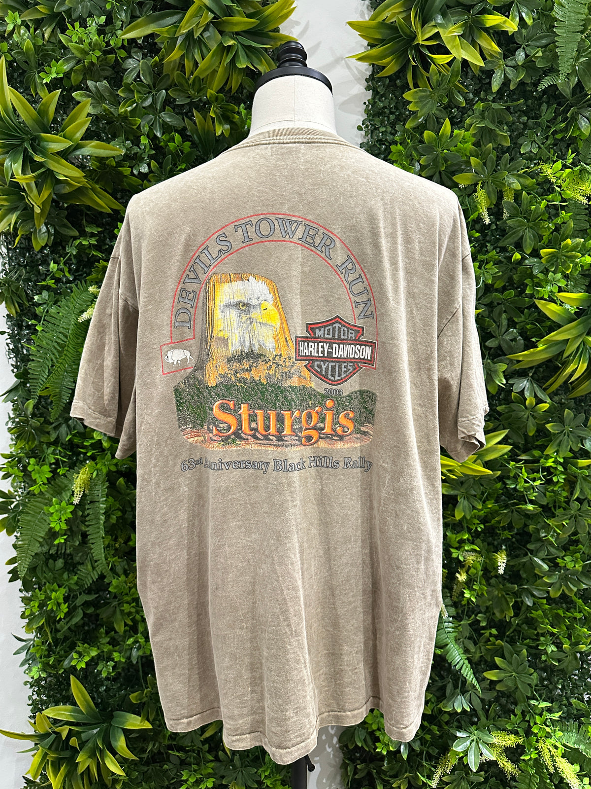 (Mens 2X) 2003 Harley Davidson Sturgis Shirt 007