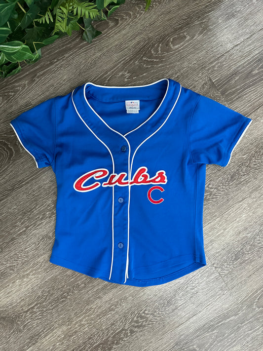 (Women's Small) MLB Chicago Cubs Jersey 007
