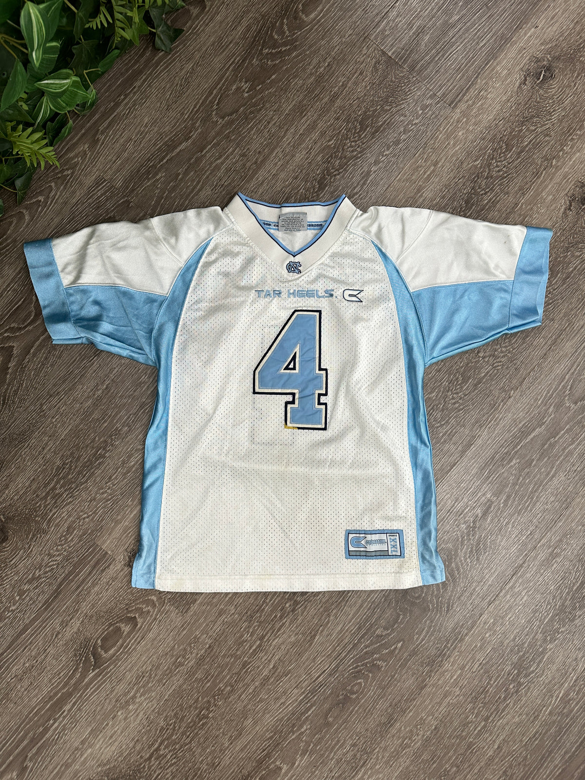 (Womens Medium) 90s North Carolina Tar Heels Football Jersey 007