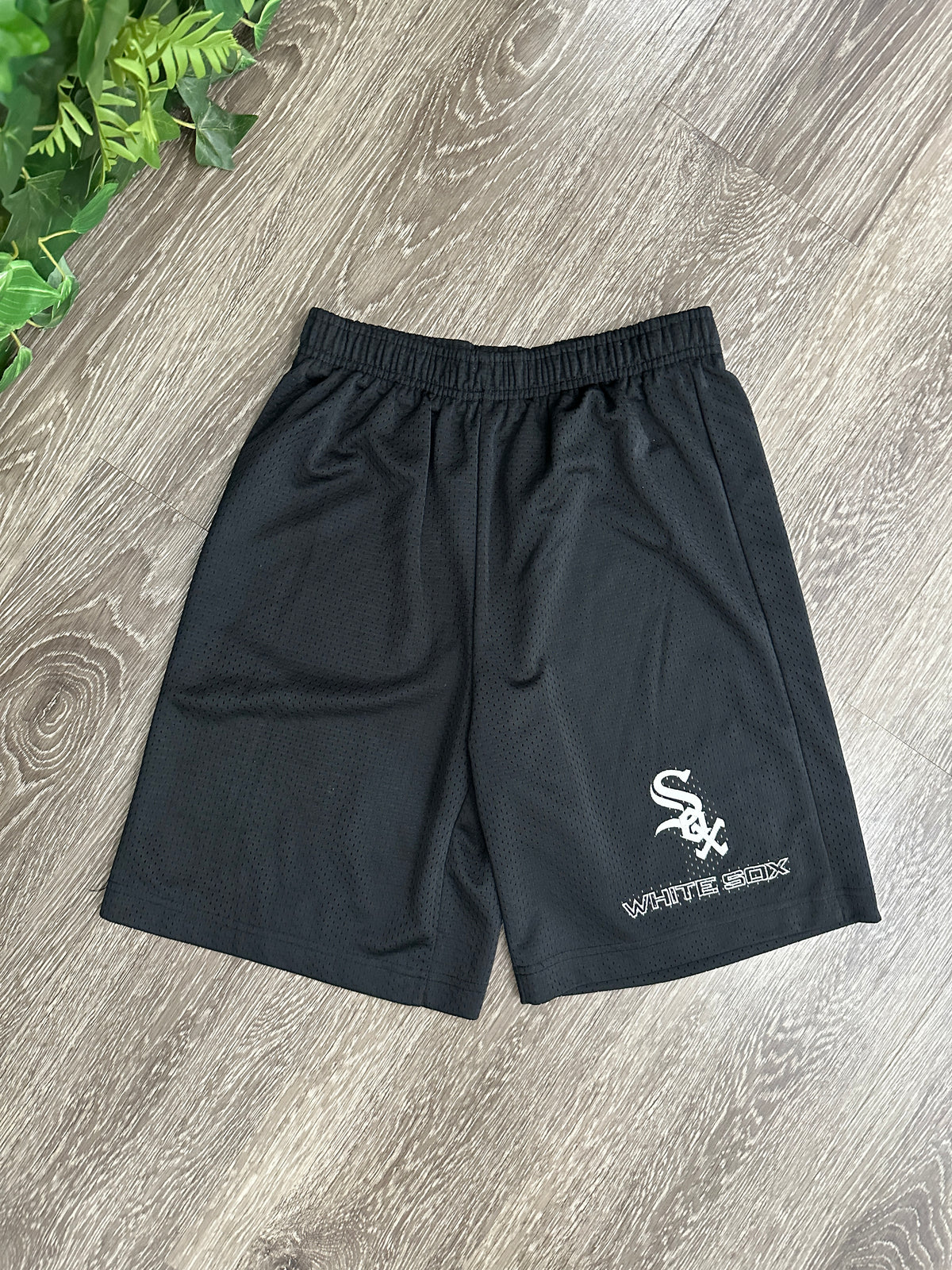 (Kids Large) MLB Chicago White Sox Gym Shorts 007