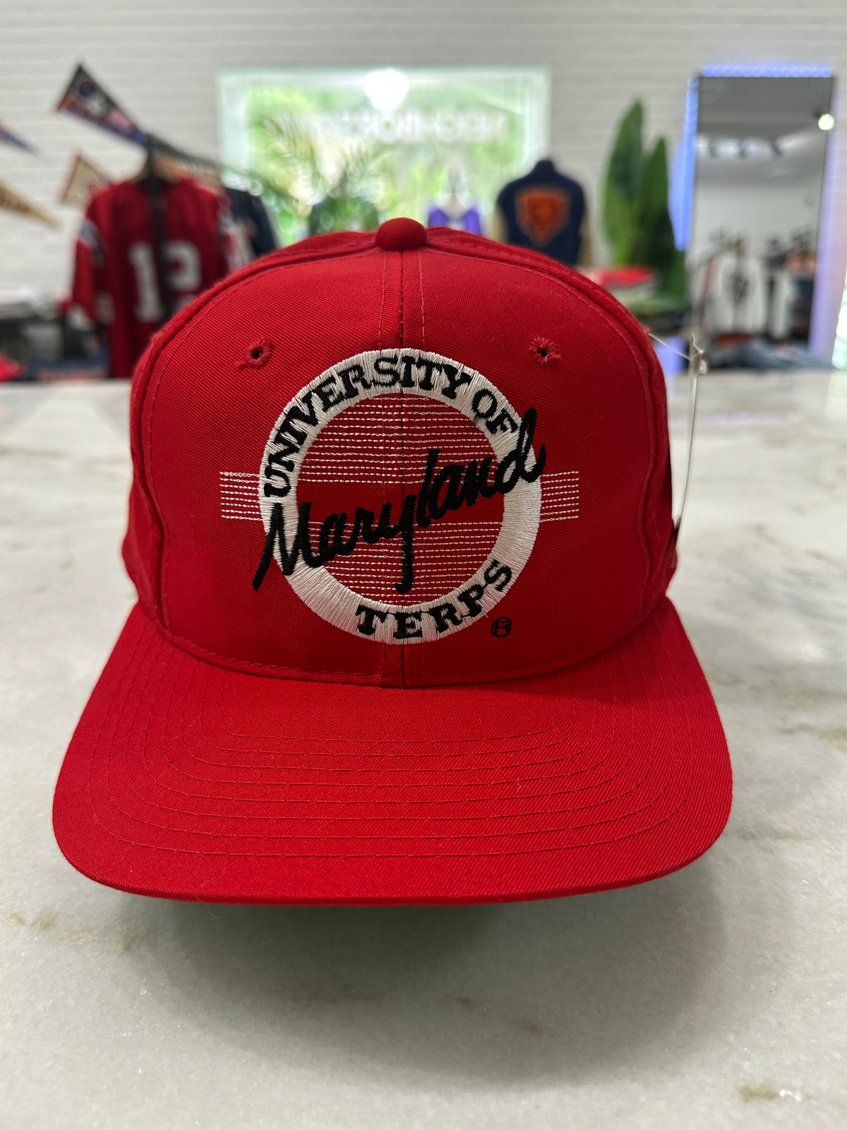 90s University of Maryland Snap-Back Hat 007
