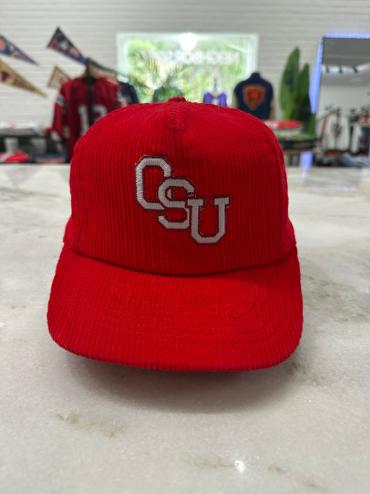 90s Oklahoma State University Corduroy Hat 007