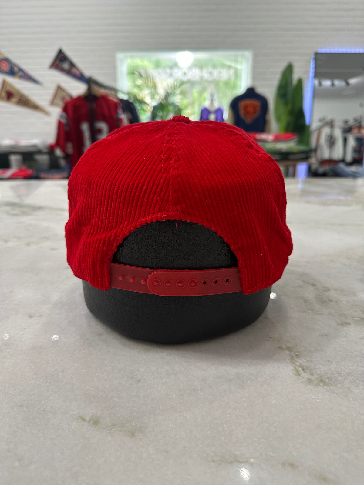 90s Oklahoma State University Corduroy Hat 007