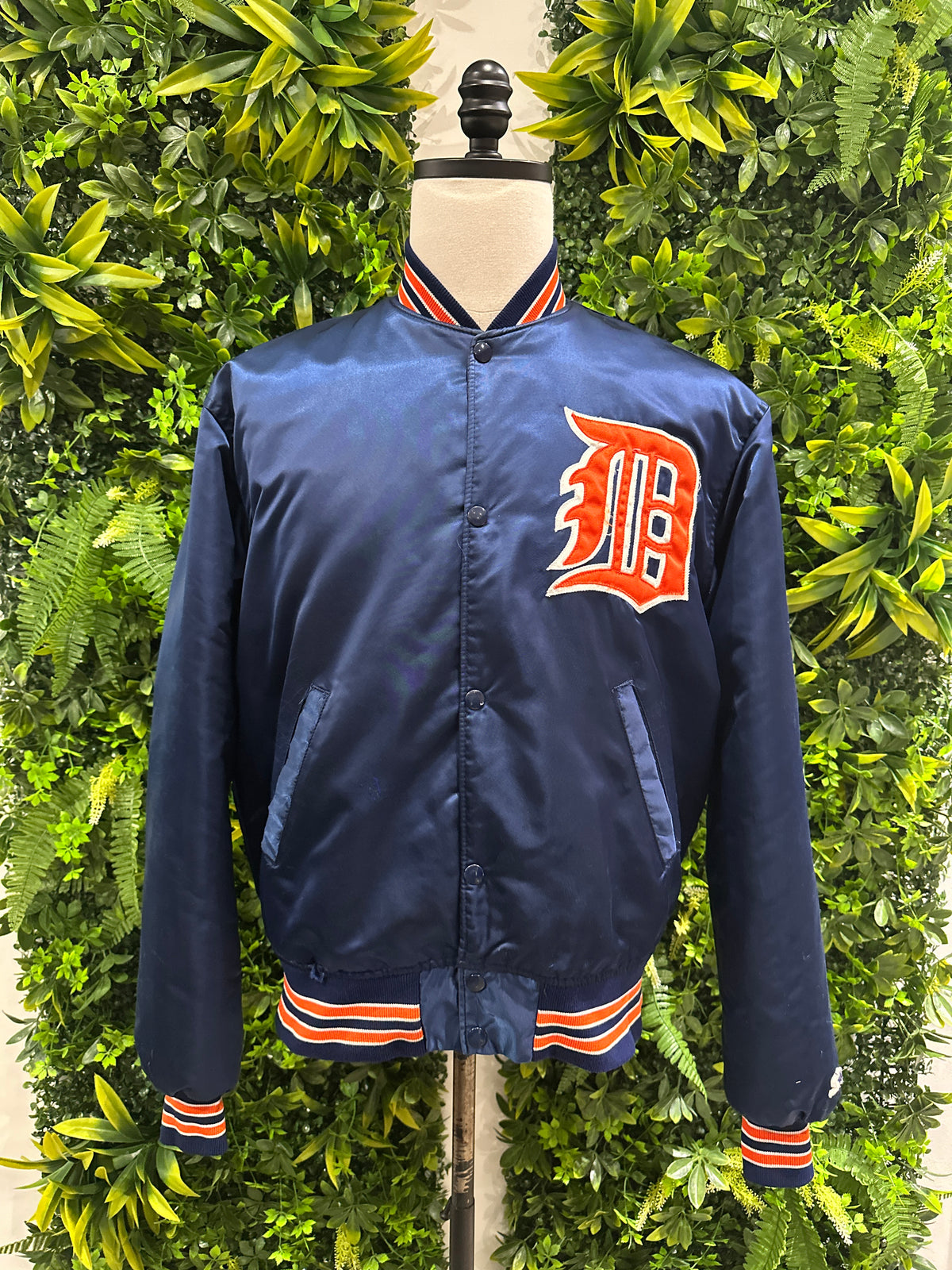 (Mens Large) 90s Starter Detroit Tigers Bomber Jacket