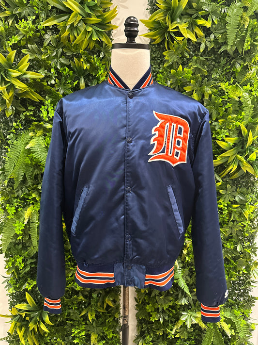 (Mens Large) 90s Starter Detroit Tigers Bomber Jacket