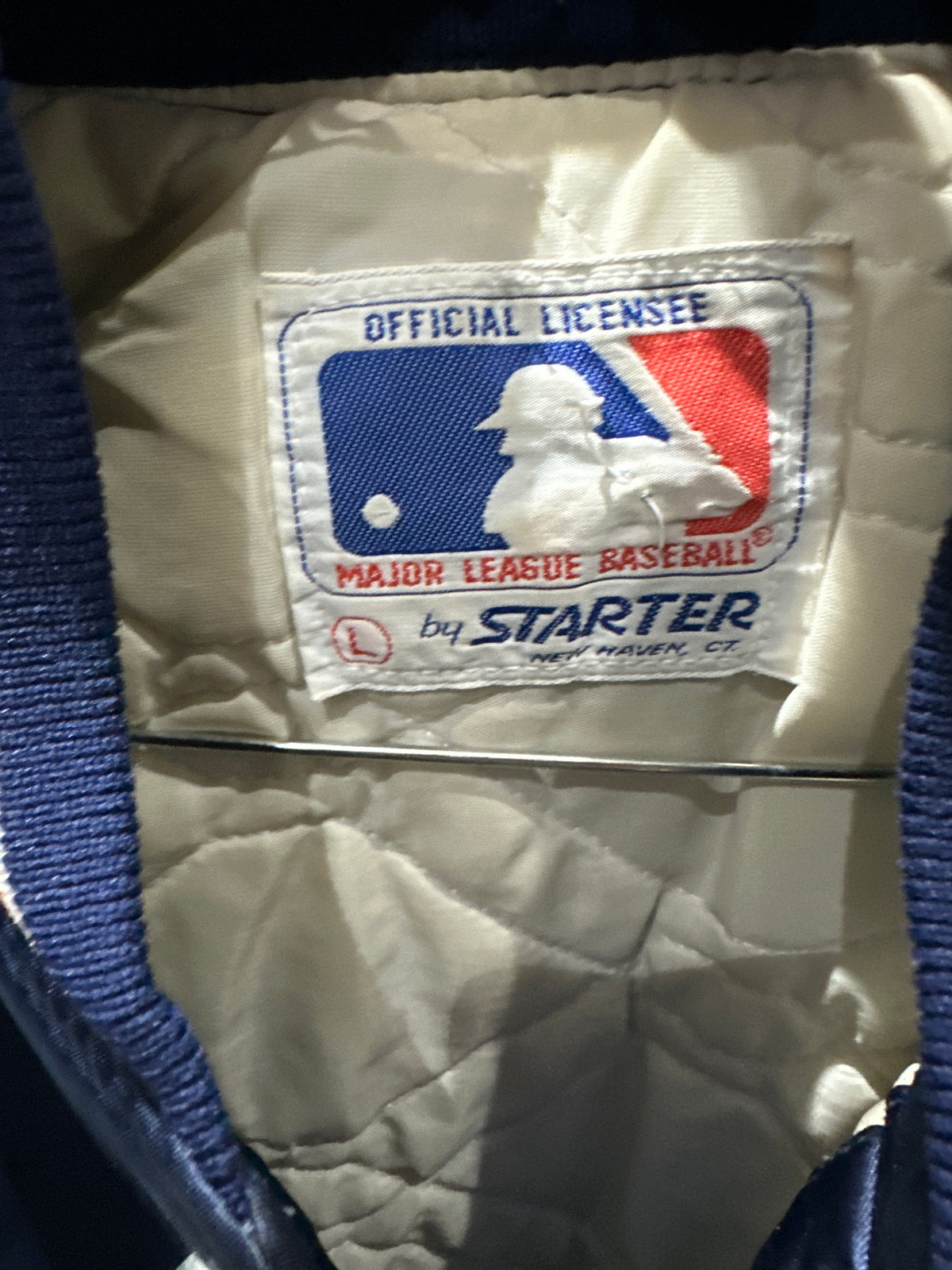 (Mens Large) 90s Starter Detroit Tigers Bomber Jacket